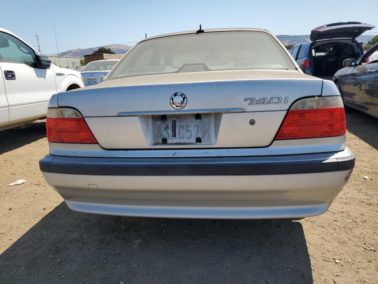 2001 Bmw 740 I Automatic Silver vin: WBAGG83441DN87804