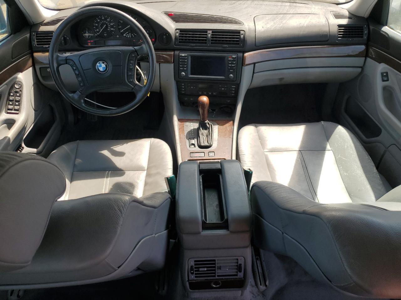 2001 Bmw 740 I Automatic Silver vin: WBAGG83441DN87804