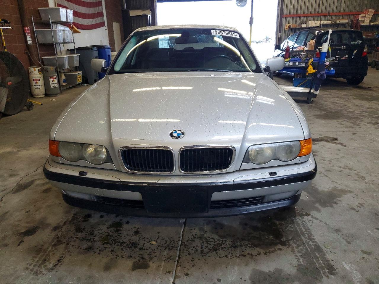 2000 Bmw 740 I Automatic Silver vin: WBAGG8344YDN75677