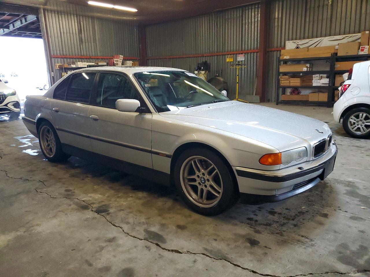2000 Bmw 740 I Automatic Silver vin: WBAGG8344YDN75677