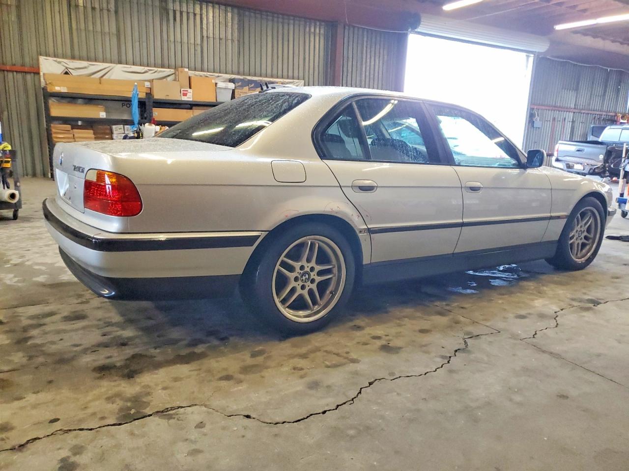 2000 Bmw 740 I Automatic Silver vin: WBAGG8344YDN75677