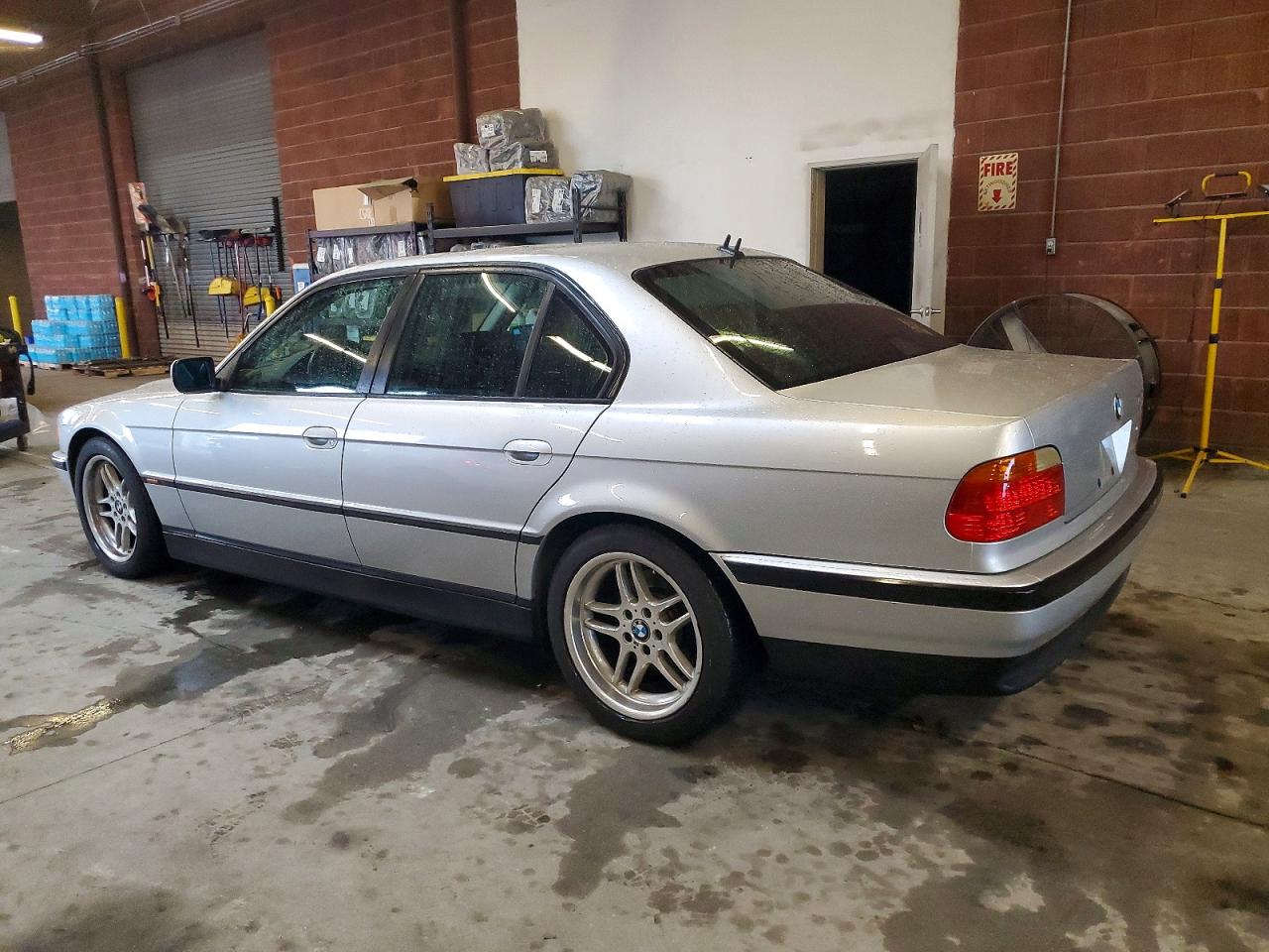 2000 Bmw 740 I Automatic Silver vin: WBAGG8344YDN75677