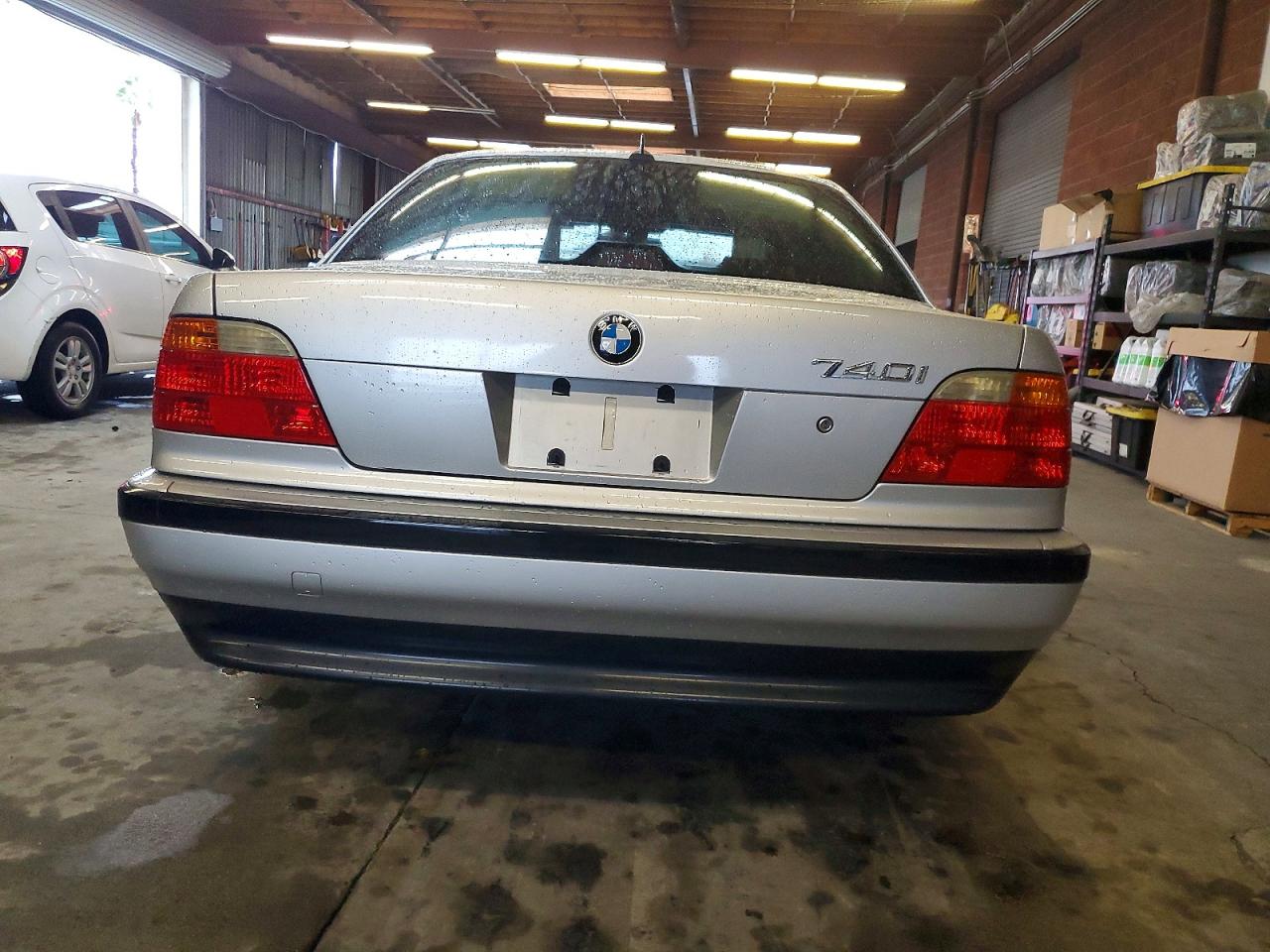 2000 Bmw 740 I Automatic Silver vin: WBAGG8344YDN75677