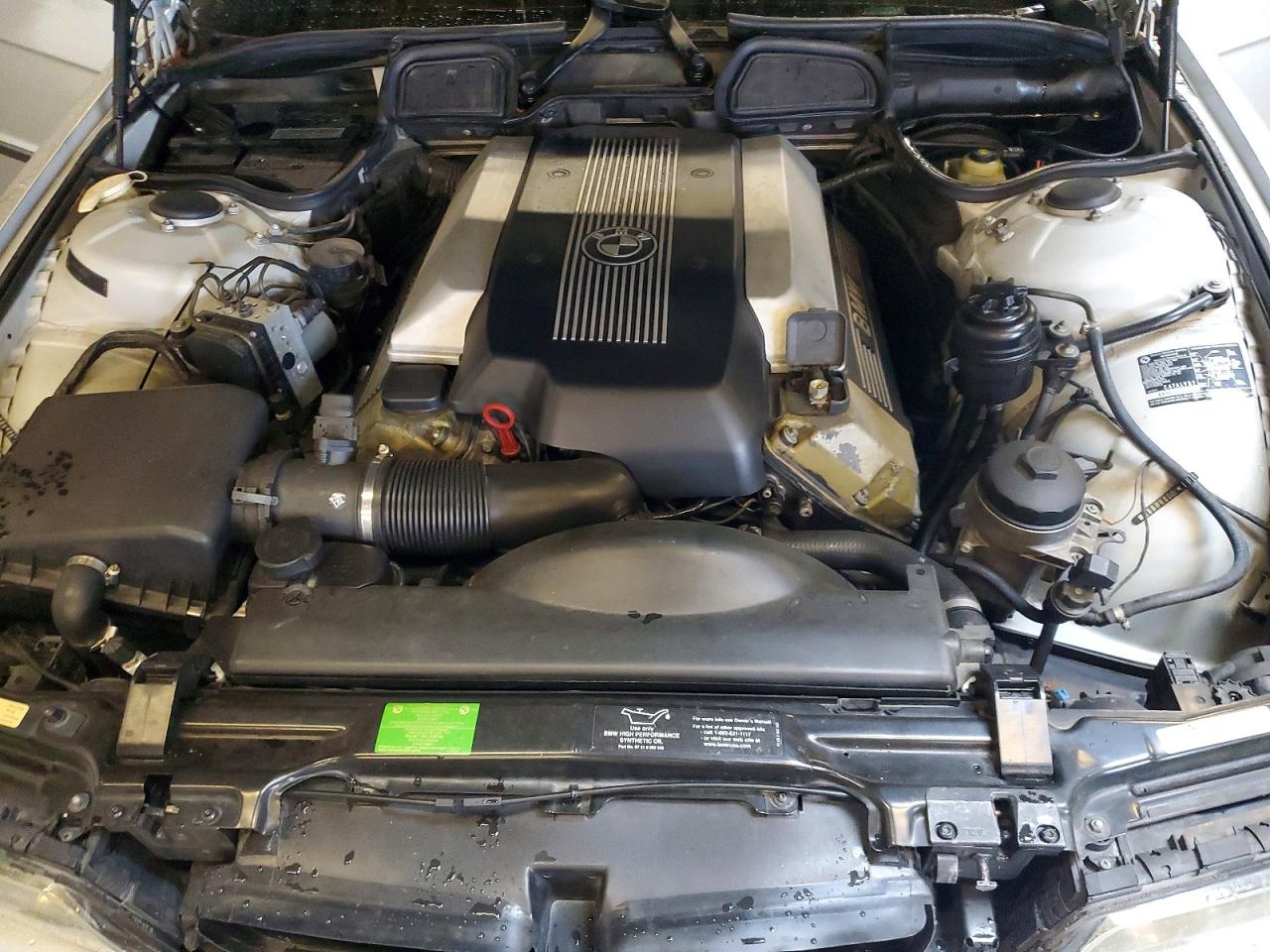 2000 Bmw 740 I Automatic Silver vin: WBAGG8344YDN75677