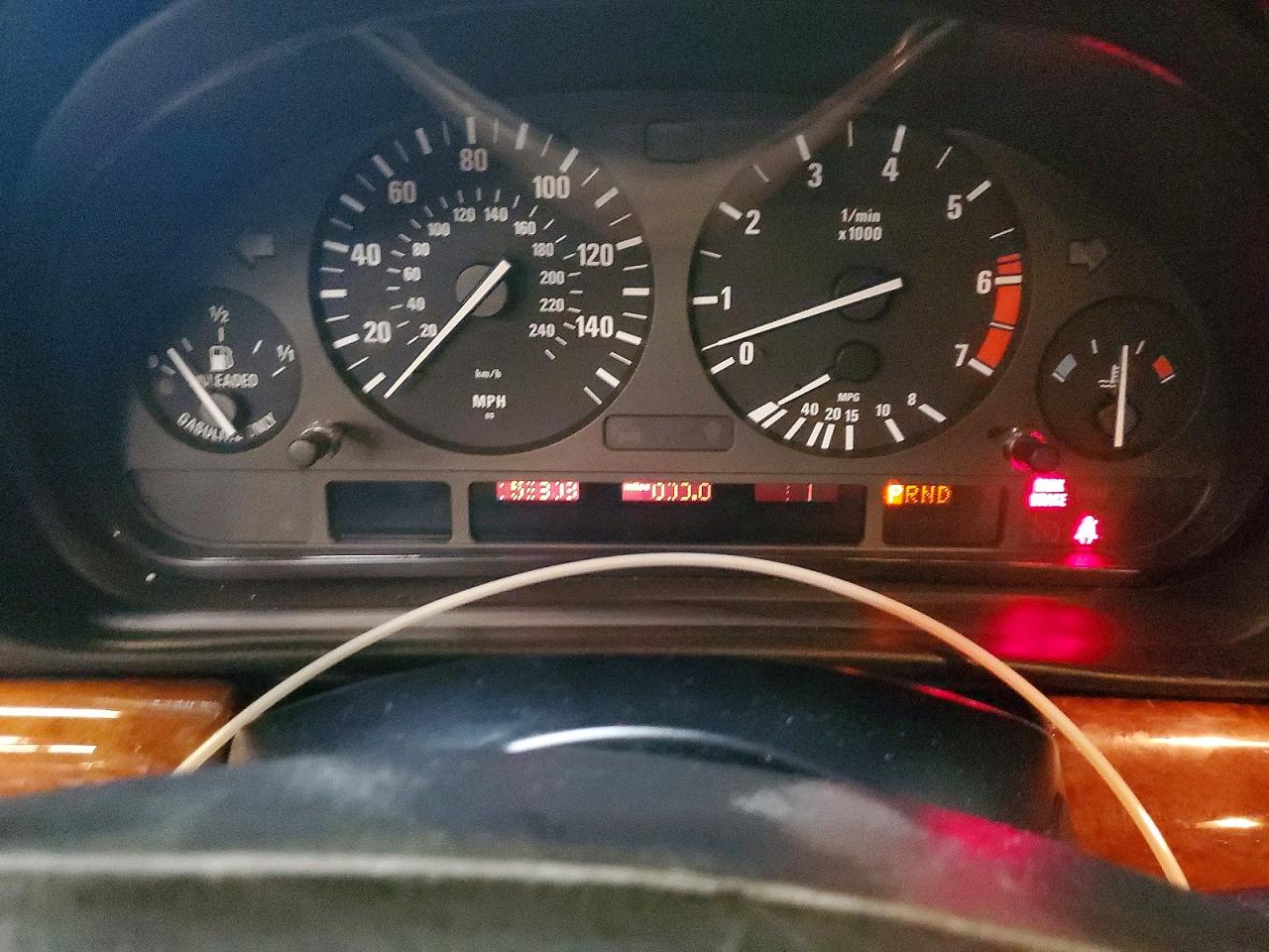2000 Bmw 740 I Automatic Silver vin: WBAGG8344YDN75677
