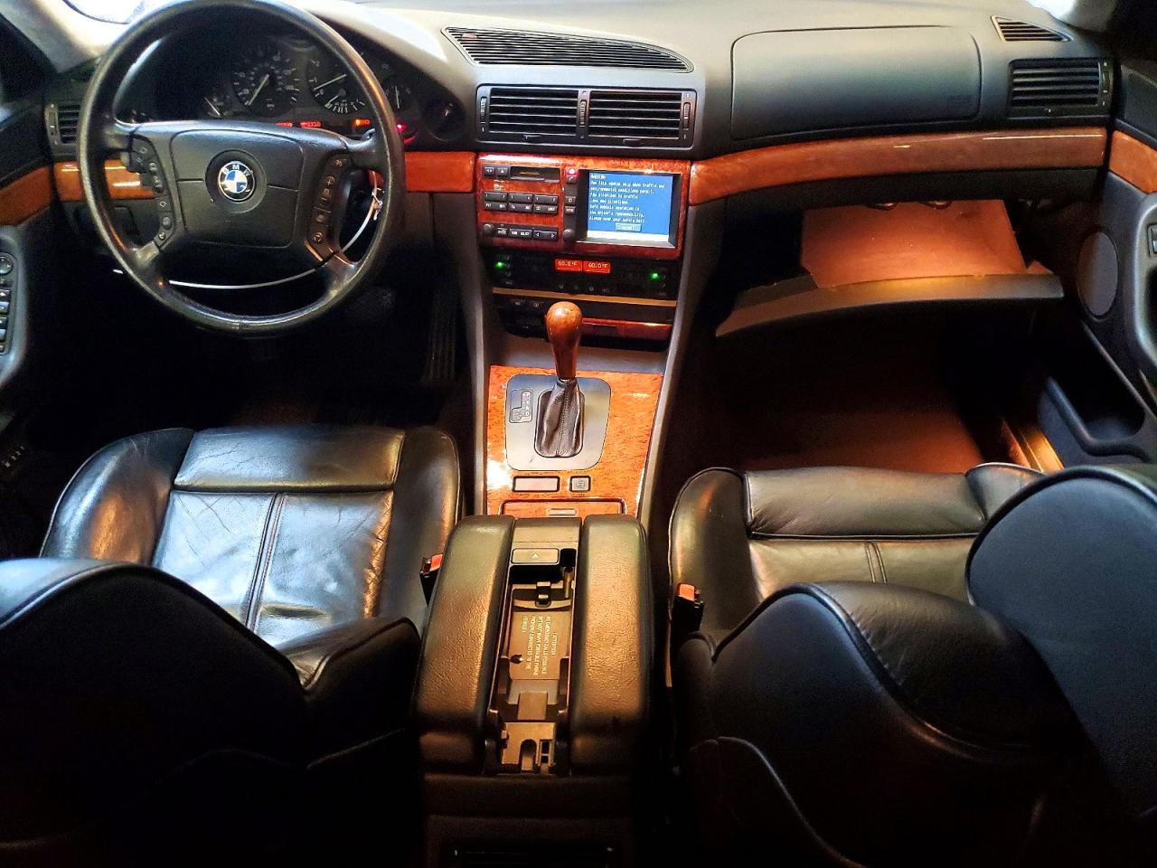 2000 Bmw 740 I Automatic Silver vin: WBAGG8344YDN75677