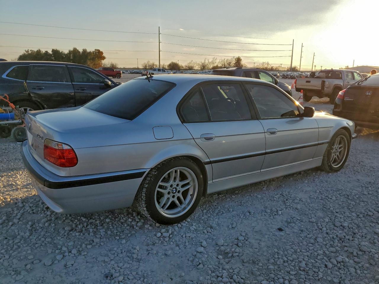 2001 Bmw 740 I Automatic Silver vin: WBAGG83451DN85754