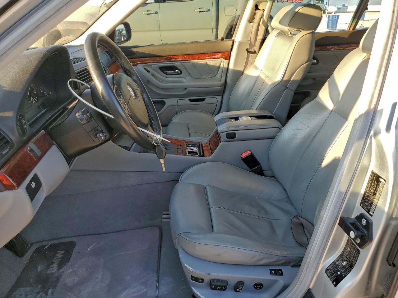 2001 Bmw 740 I Automatic Silver vin: WBAGG83451DN85754