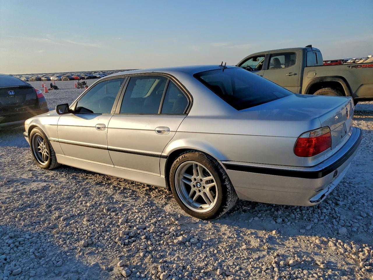 2001 Bmw 740 I Automatic Silver vin: WBAGG83451DN85754