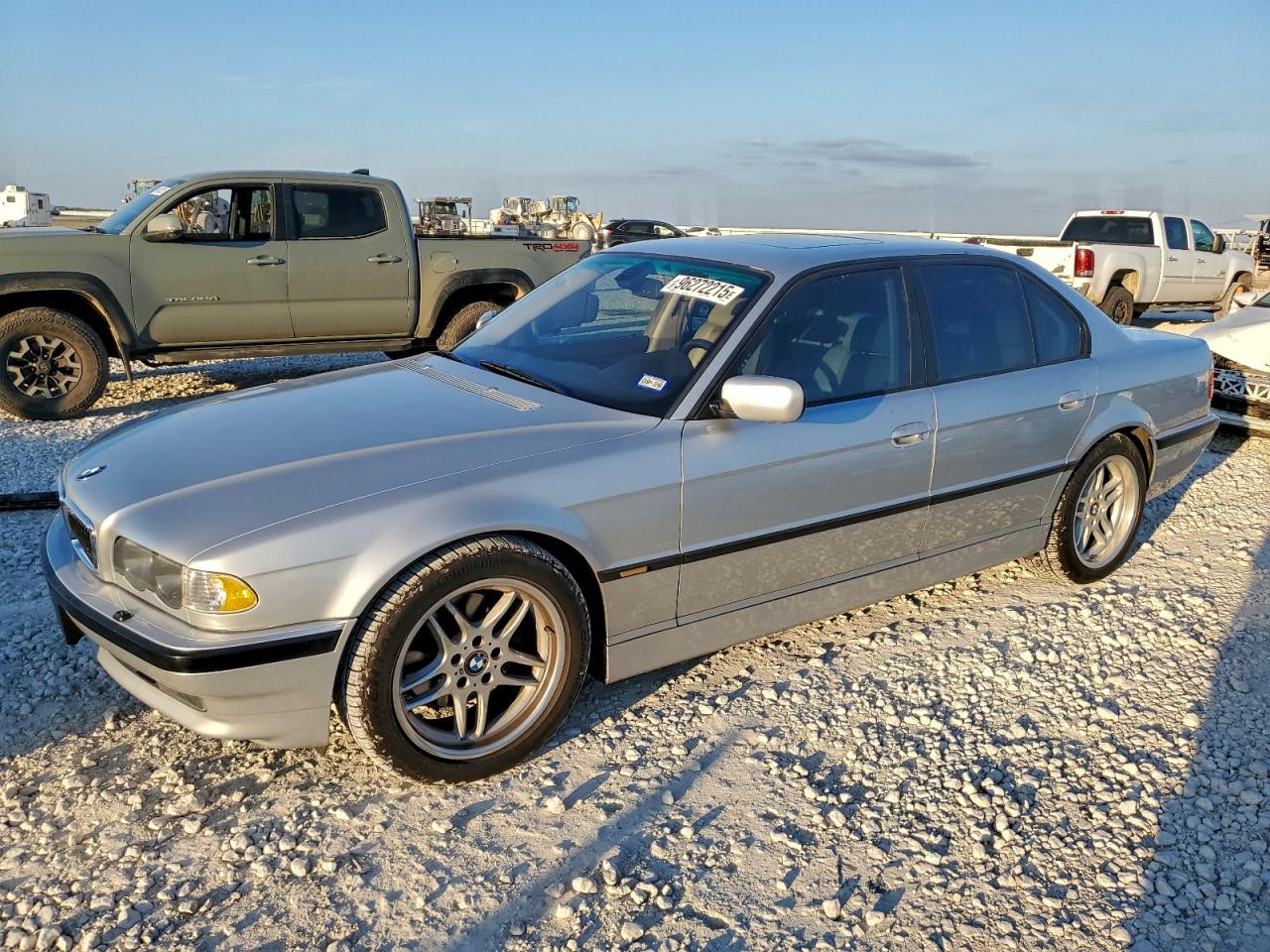 2001 Bmw 740 I Automatic Silver vin: WBAGG83451DN85754
