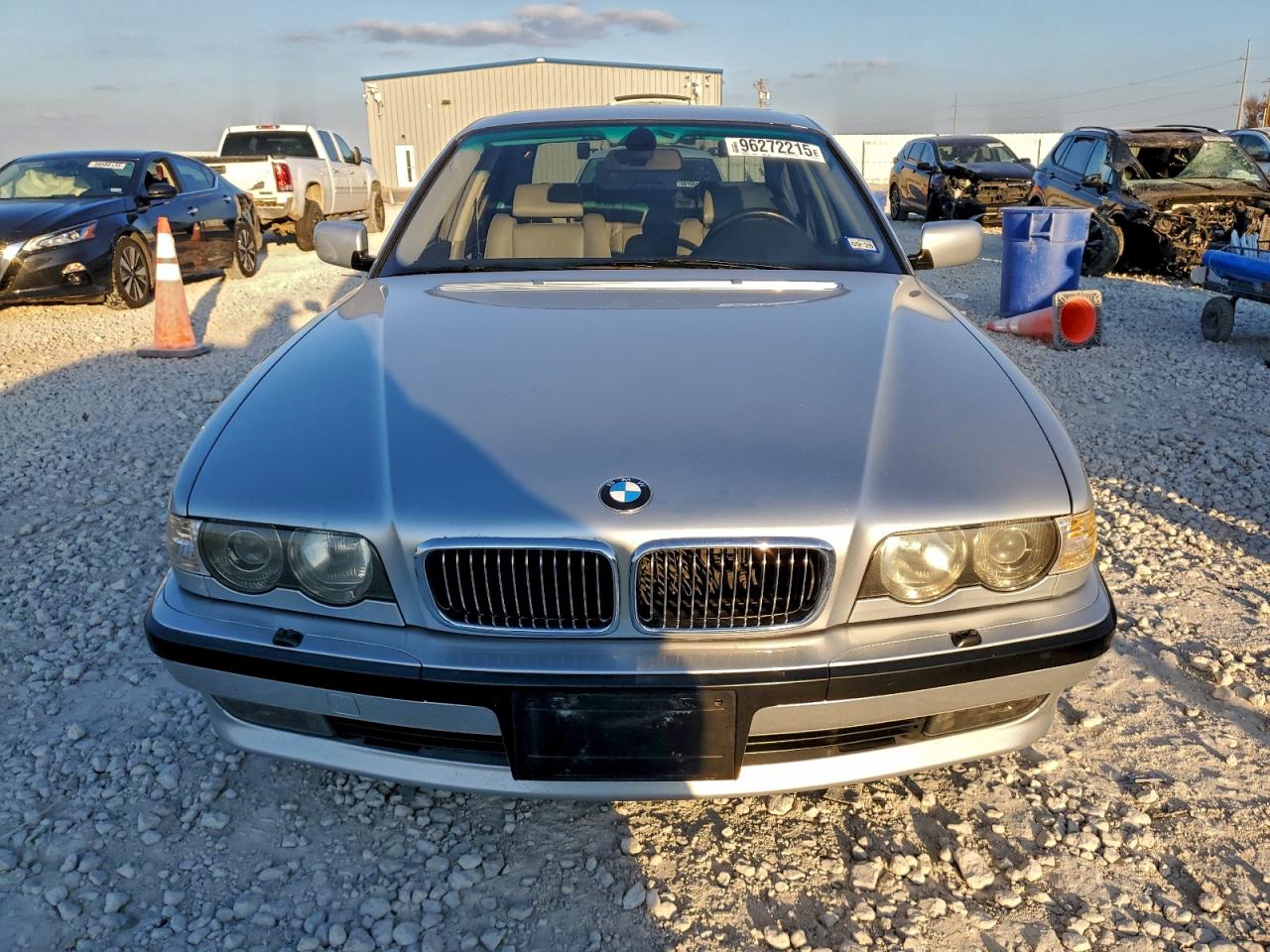 2001 Bmw 740 I Automatic Silver vin: WBAGG83451DN85754