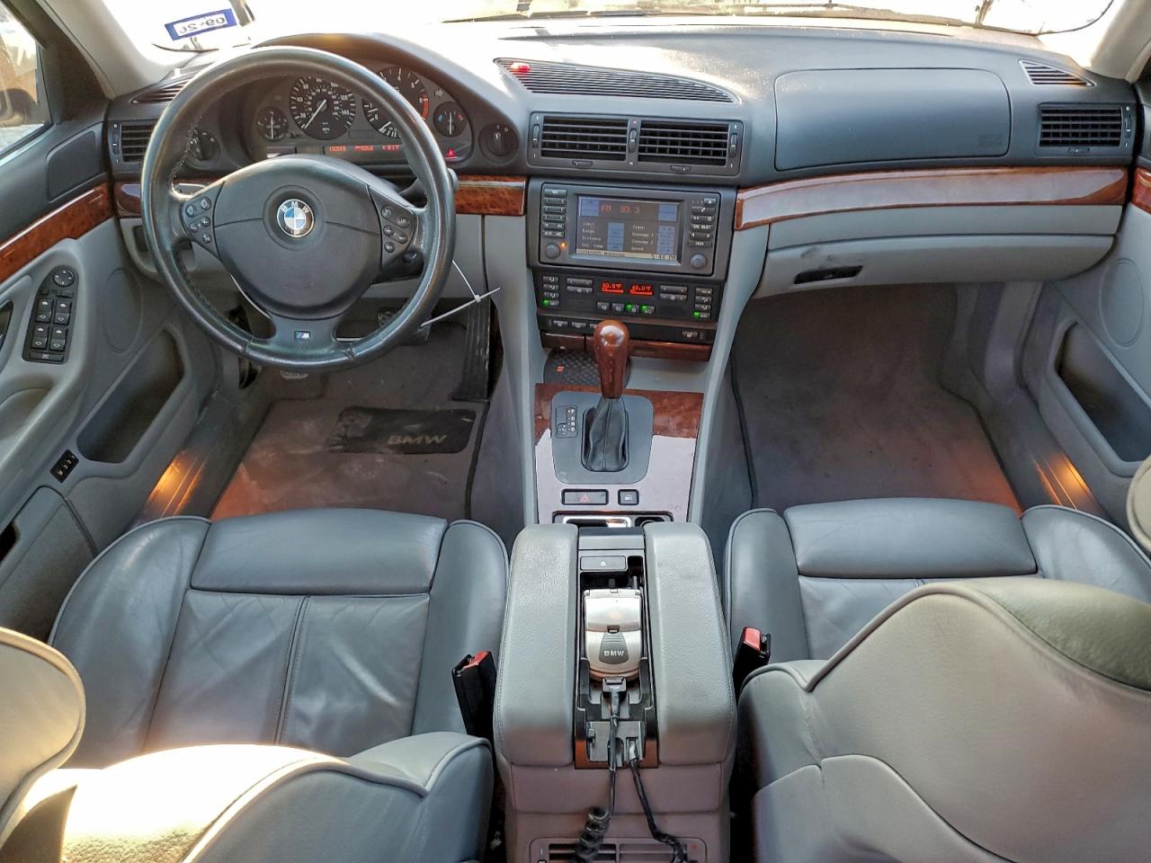 2001 Bmw 740 I Automatic Silver vin: WBAGG83451DN85754