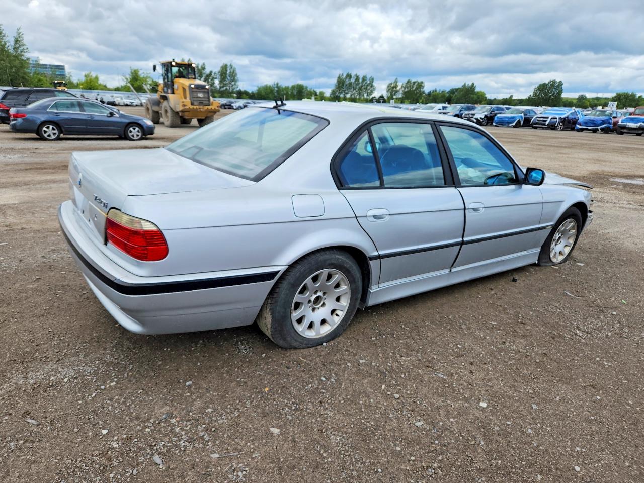 2001 Bmw 740 I Automatic Silver vin: WBAGG83451DN89075