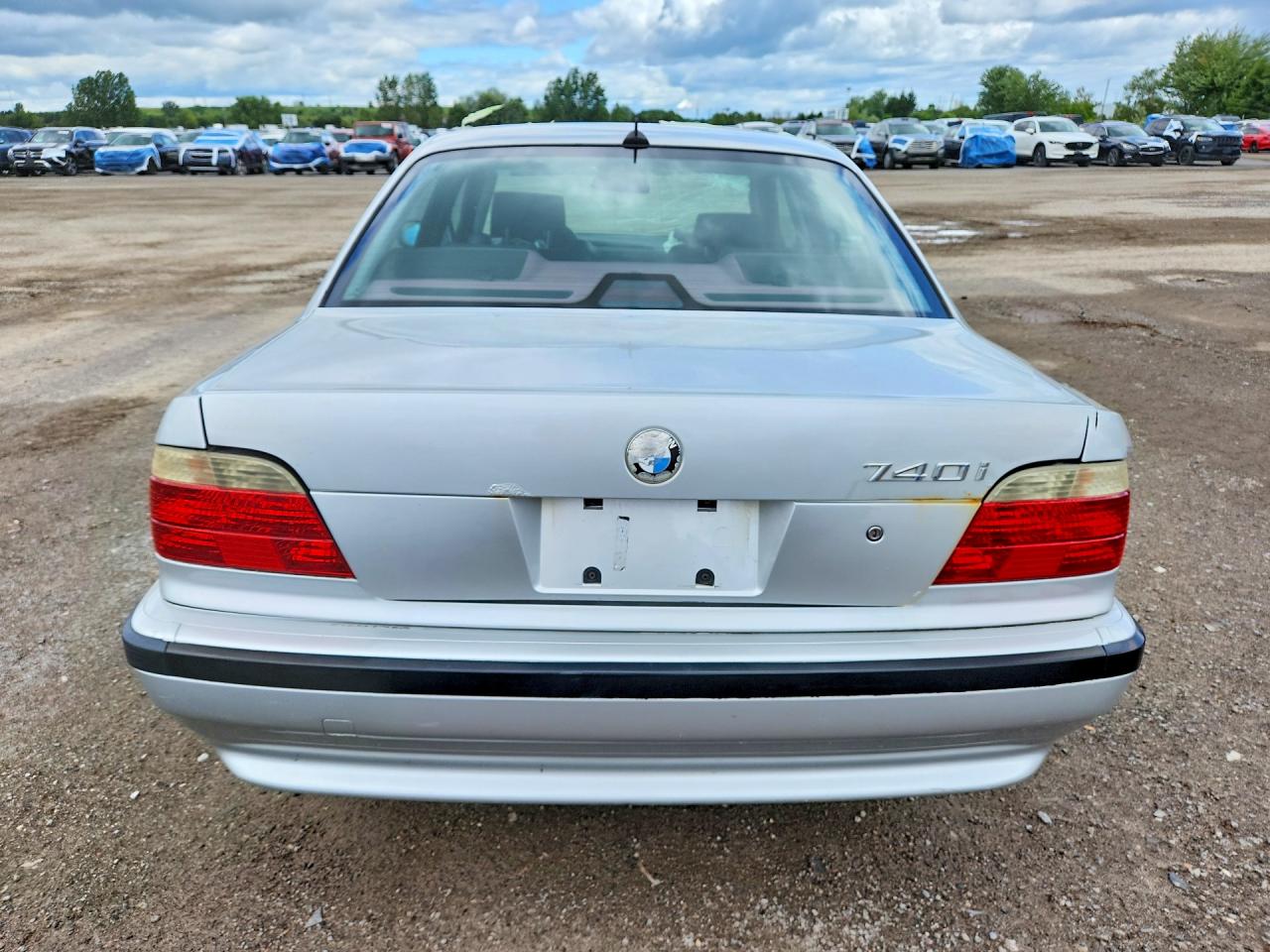 2001 Bmw 740 I Automatic Silver vin: WBAGG83451DN89075