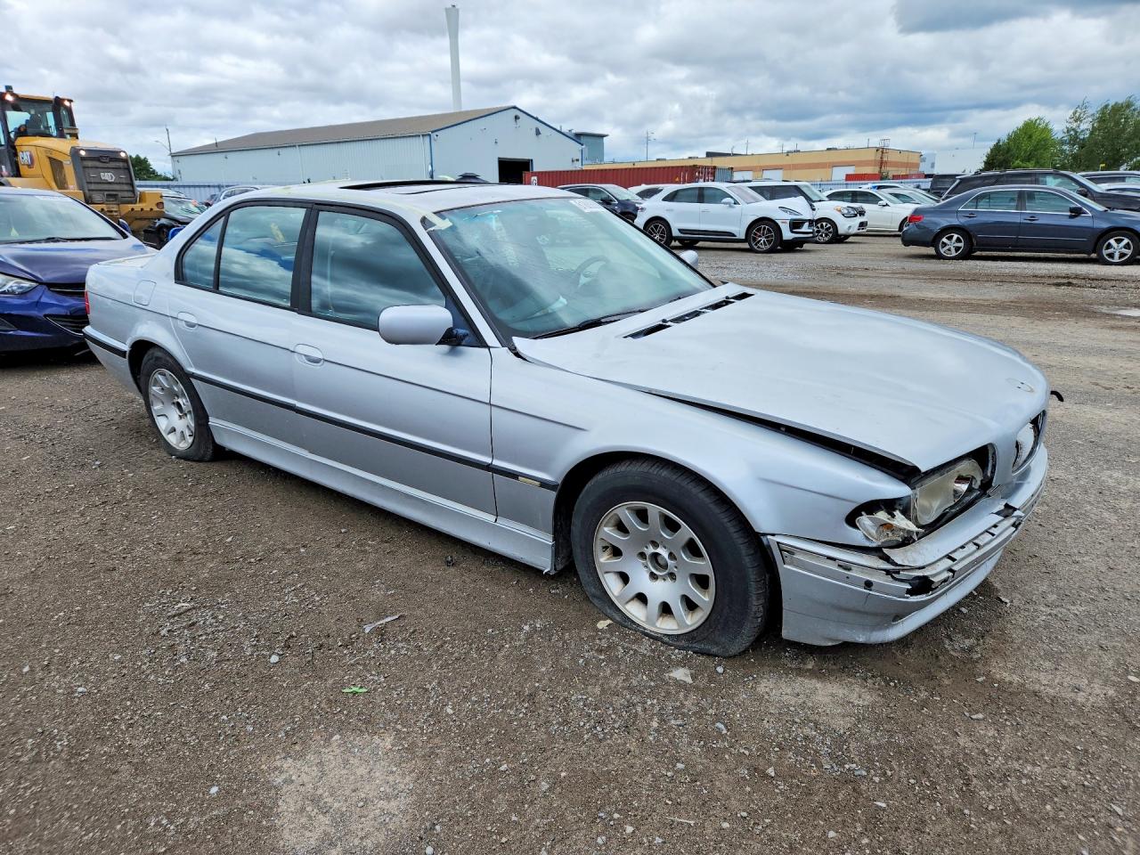 2001 Bmw 740 I Automatic Silver vin: WBAGG83451DN89075