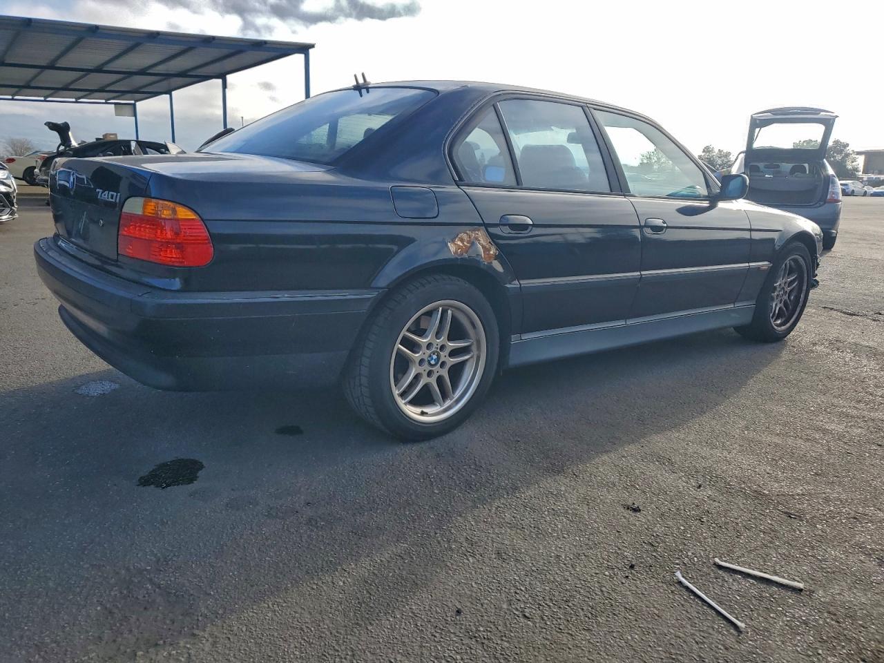 2000 Bmw 740 I Automatic Black vin: WBAGG8345YDN76353