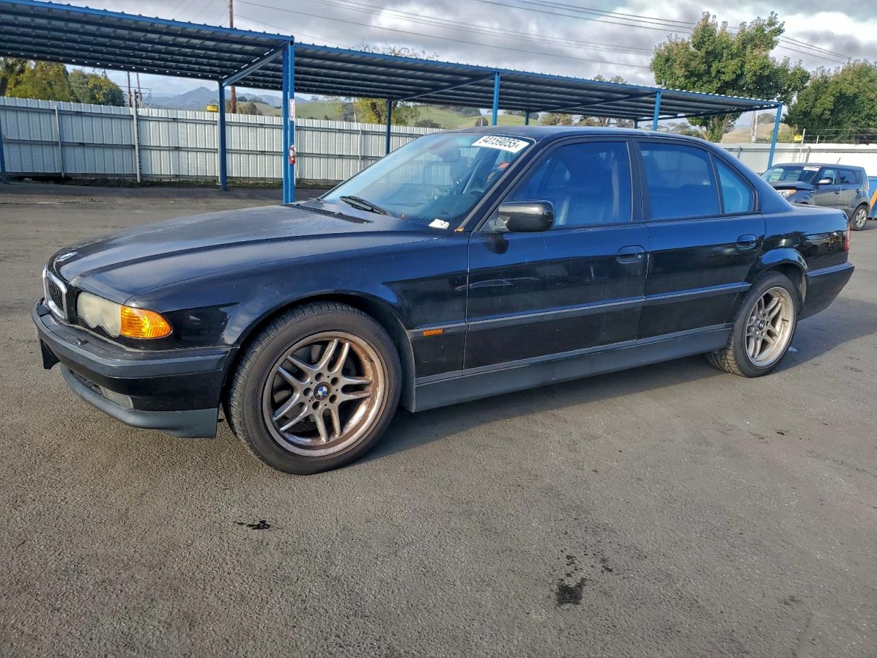 2000 Bmw 740 I Automatic Black vin: WBAGG8345YDN76353