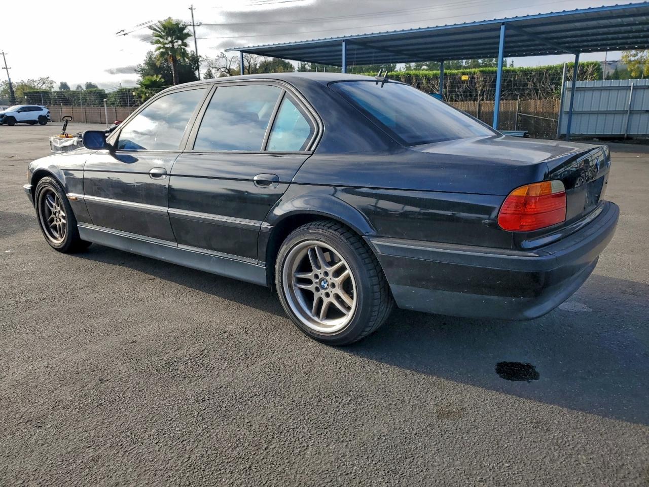 2000 Bmw 740 I Automatic Black vin: WBAGG8345YDN76353