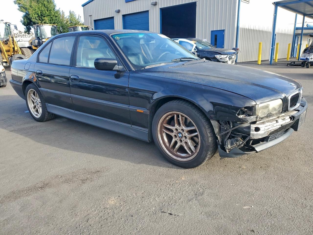 2000 Bmw 740 I Automatic Black vin: WBAGG8345YDN76353