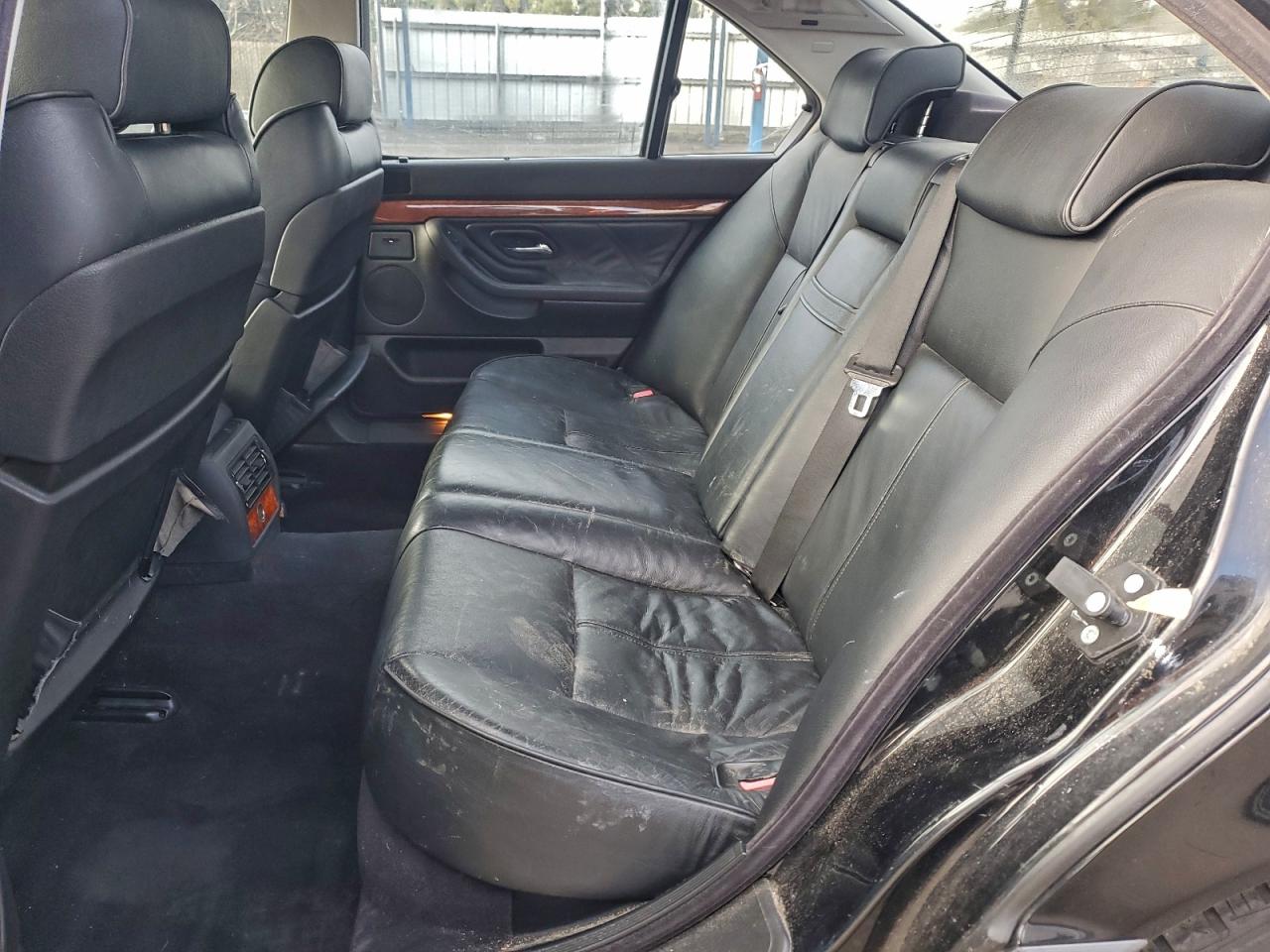 2000 Bmw 740 I Automatic Black vin: WBAGG8345YDN76353