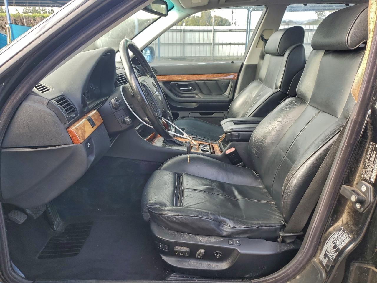 2000 Bmw 740 I Automatic Black vin: WBAGG8345YDN76353