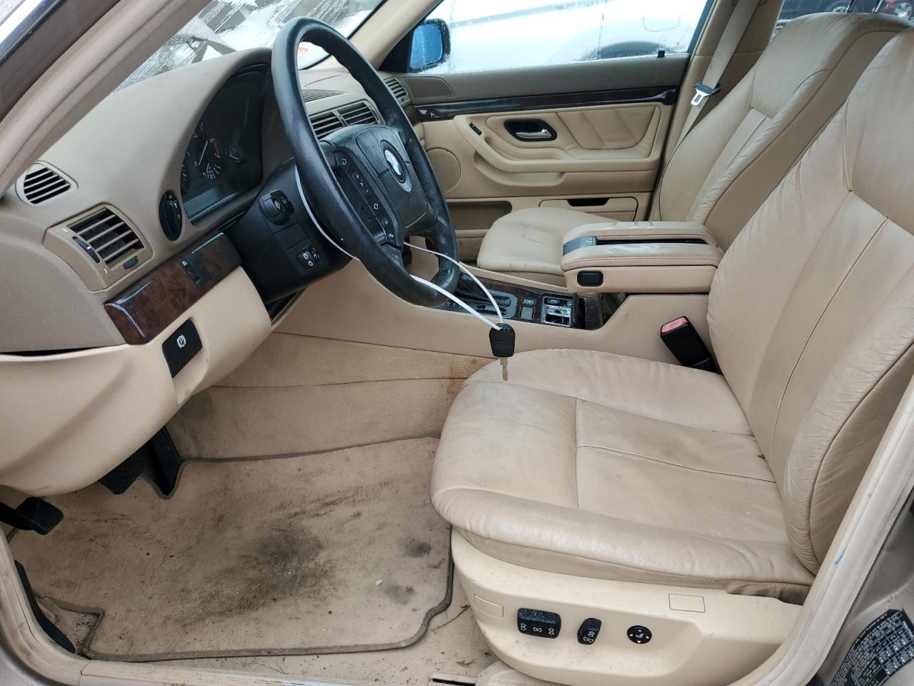 2000 Bmw 740 I Automatic Gold vin: WBAGG8345YDN76840