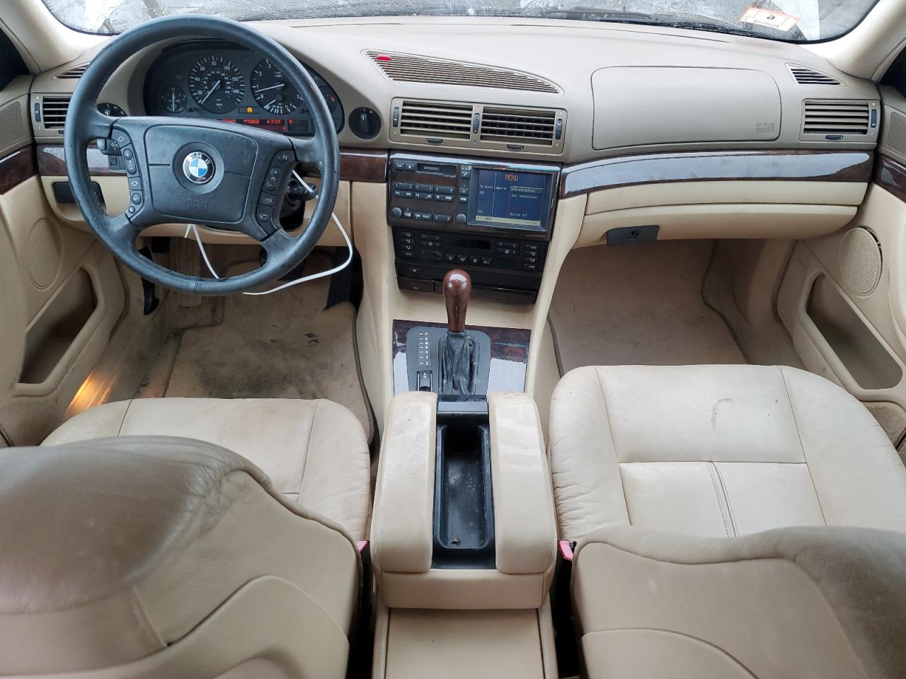 2000 Bmw 740 I Automatic Gold vin: WBAGG8345YDN76840