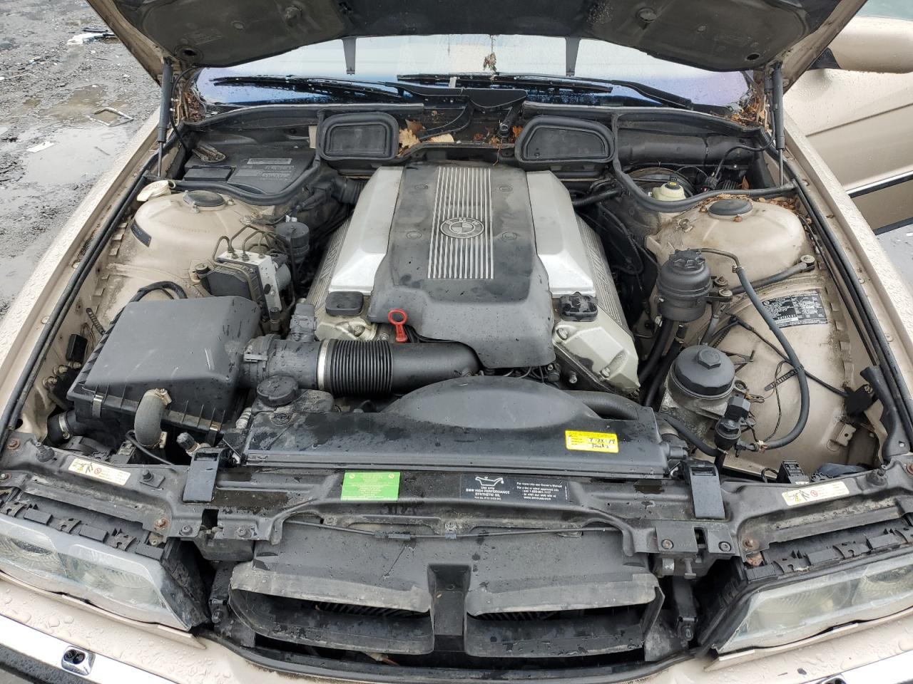 2000 Bmw 740 I Automatic Gold vin: WBAGG8345YDN76840