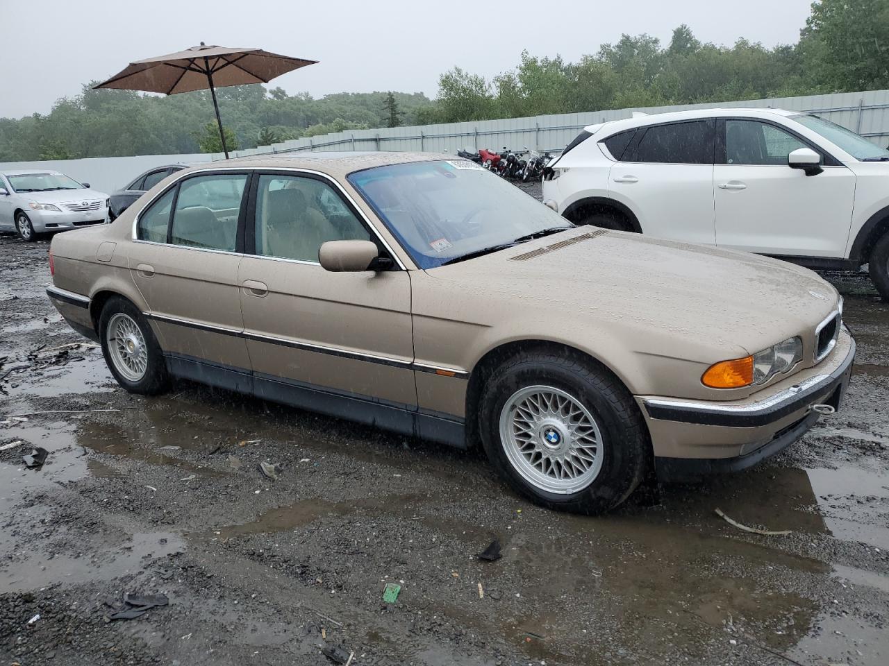 2000 Bmw 740 I Automatic Gold vin: WBAGG8345YDN76840