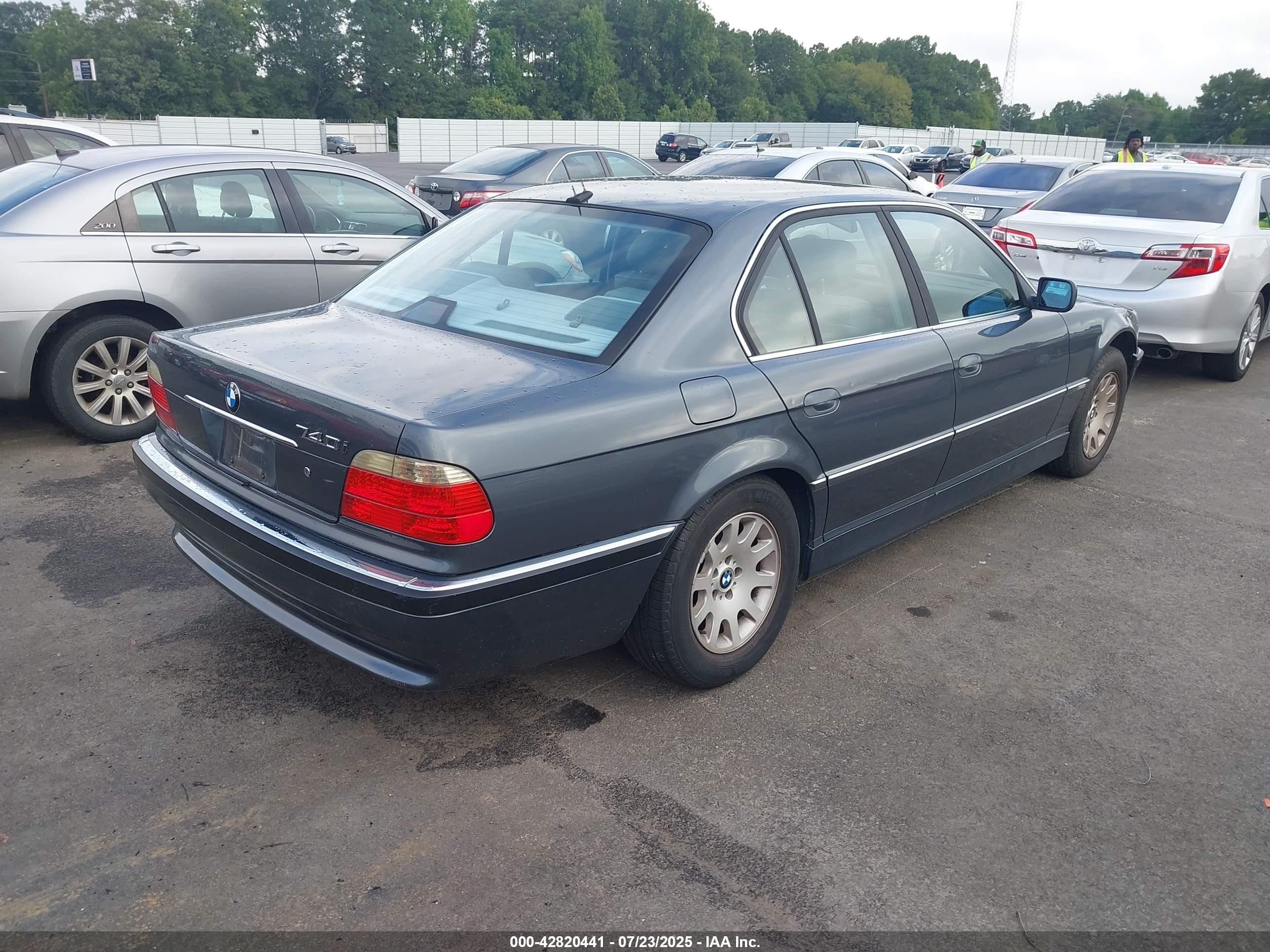 2001 Bmw 740ia   Blue vin: WBAGG83461DN88520