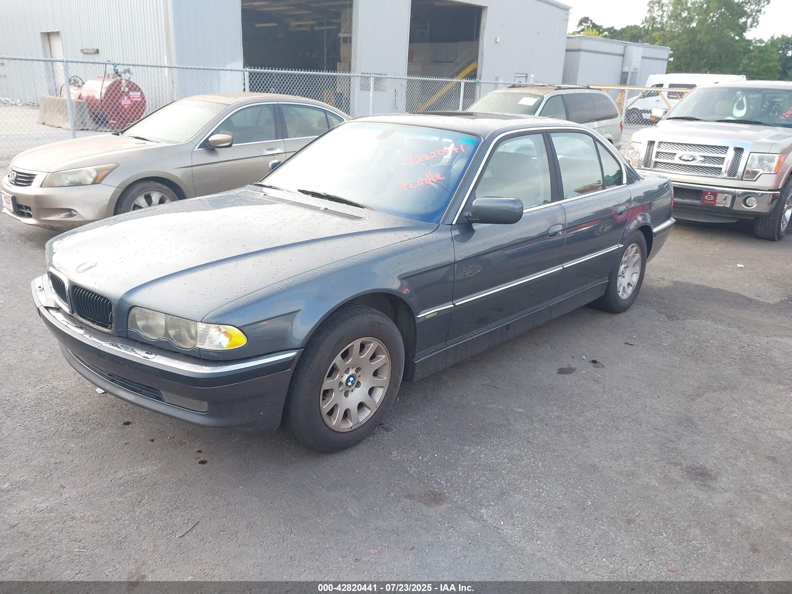2001 Bmw 740ia   Blue vin: WBAGG83461DN88520