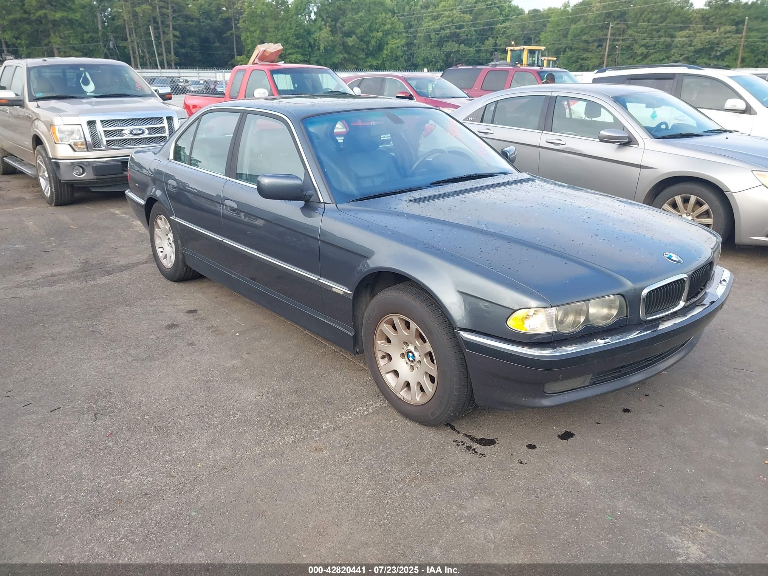 2001 Bmw 740ia   Blue vin: WBAGG83461DN88520