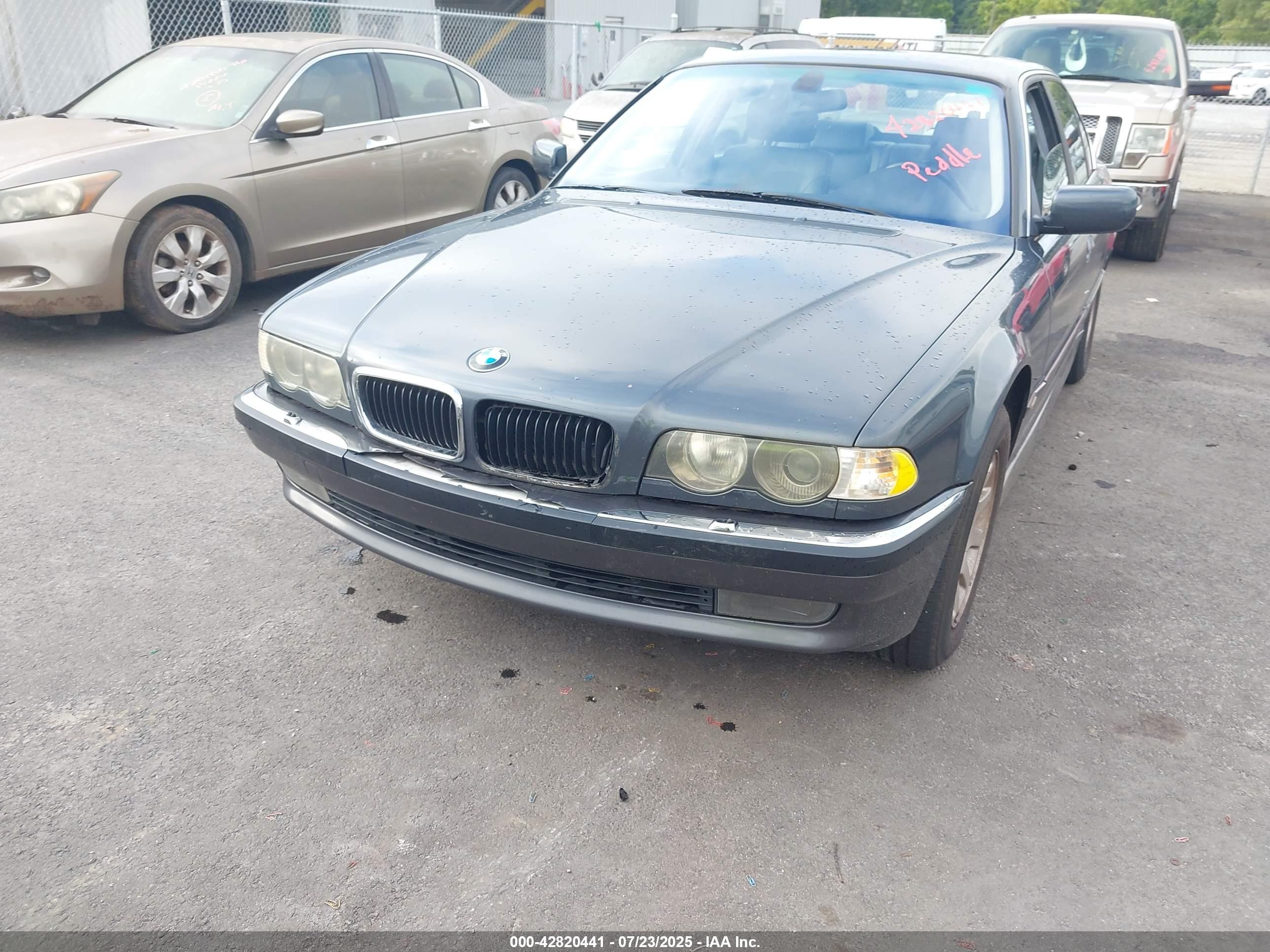 2001 Bmw 740ia   Blue vin: WBAGG83461DN88520