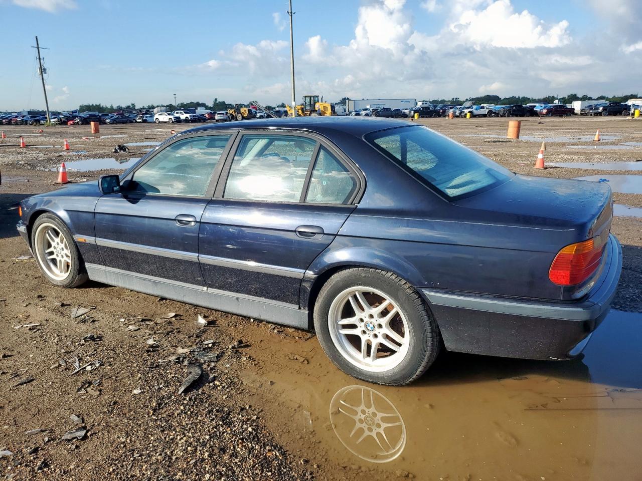 2000 Bmw 740 I Automatic Blue vin: WBAGG8346YDN77561