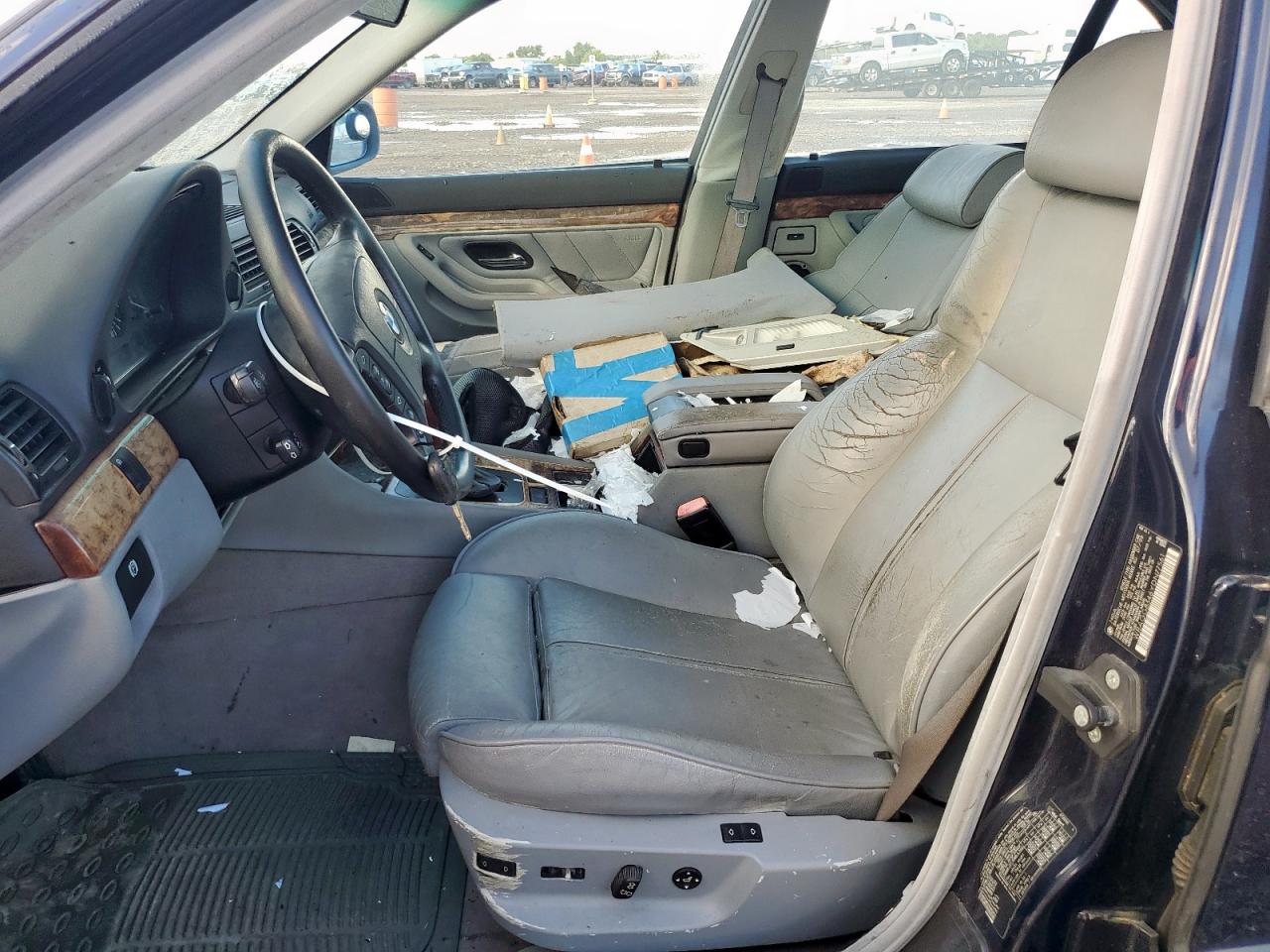 2000 Bmw 740 I Automatic Blue vin: WBAGG8346YDN77561