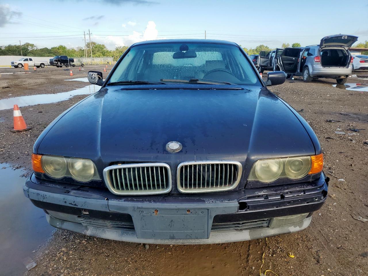 2000 Bmw 740 I Automatic Blue vin: WBAGG8346YDN77561