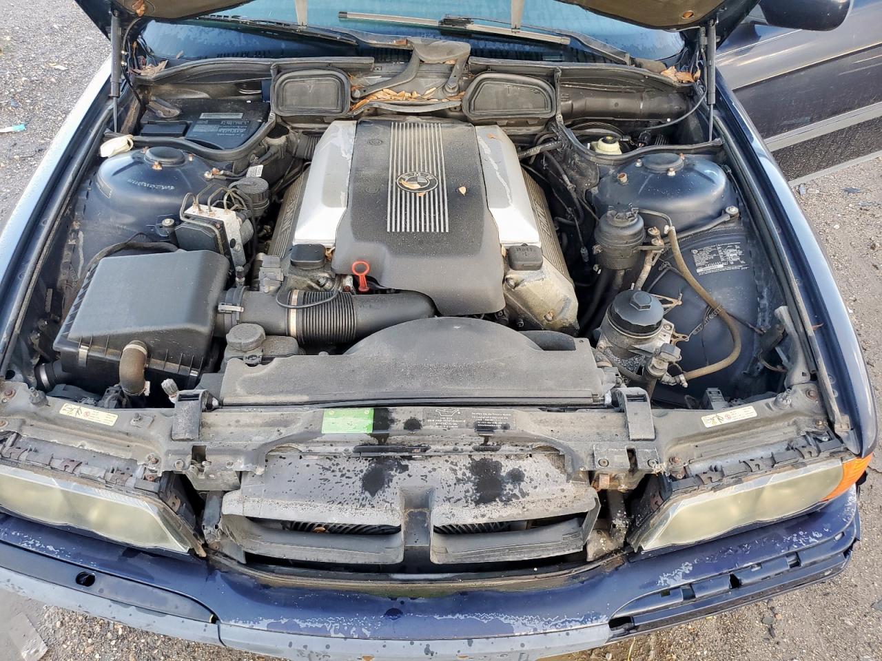 2000 Bmw 740 I Automatic Blue vin: WBAGG8346YDN77561