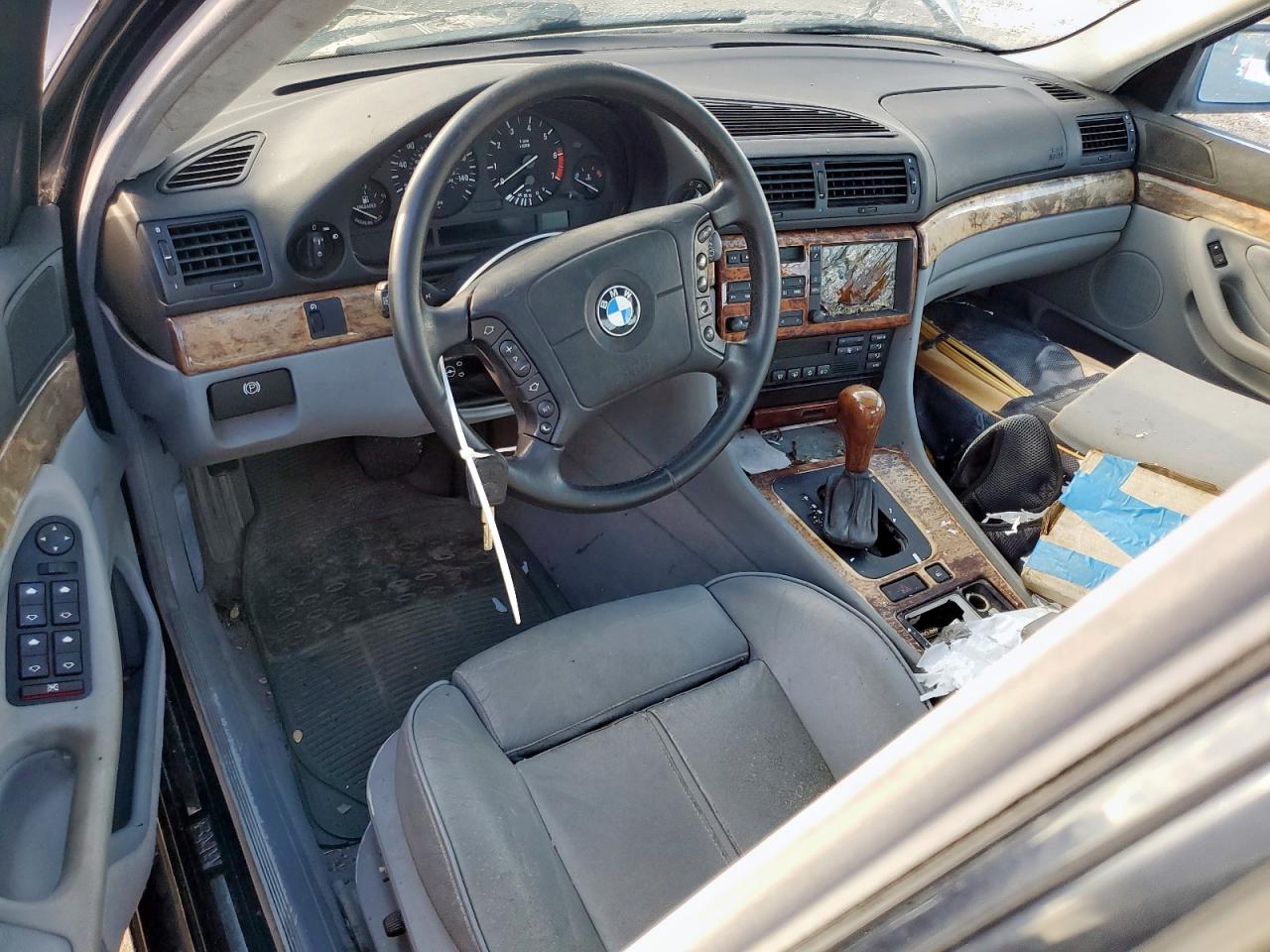 2000 Bmw 740 I Automatic Blue vin: WBAGG8346YDN77561