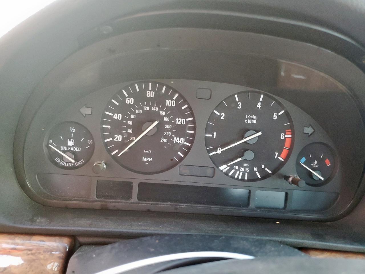 2000 Bmw 740 I Automatic Blue vin: WBAGG8346YDN77561