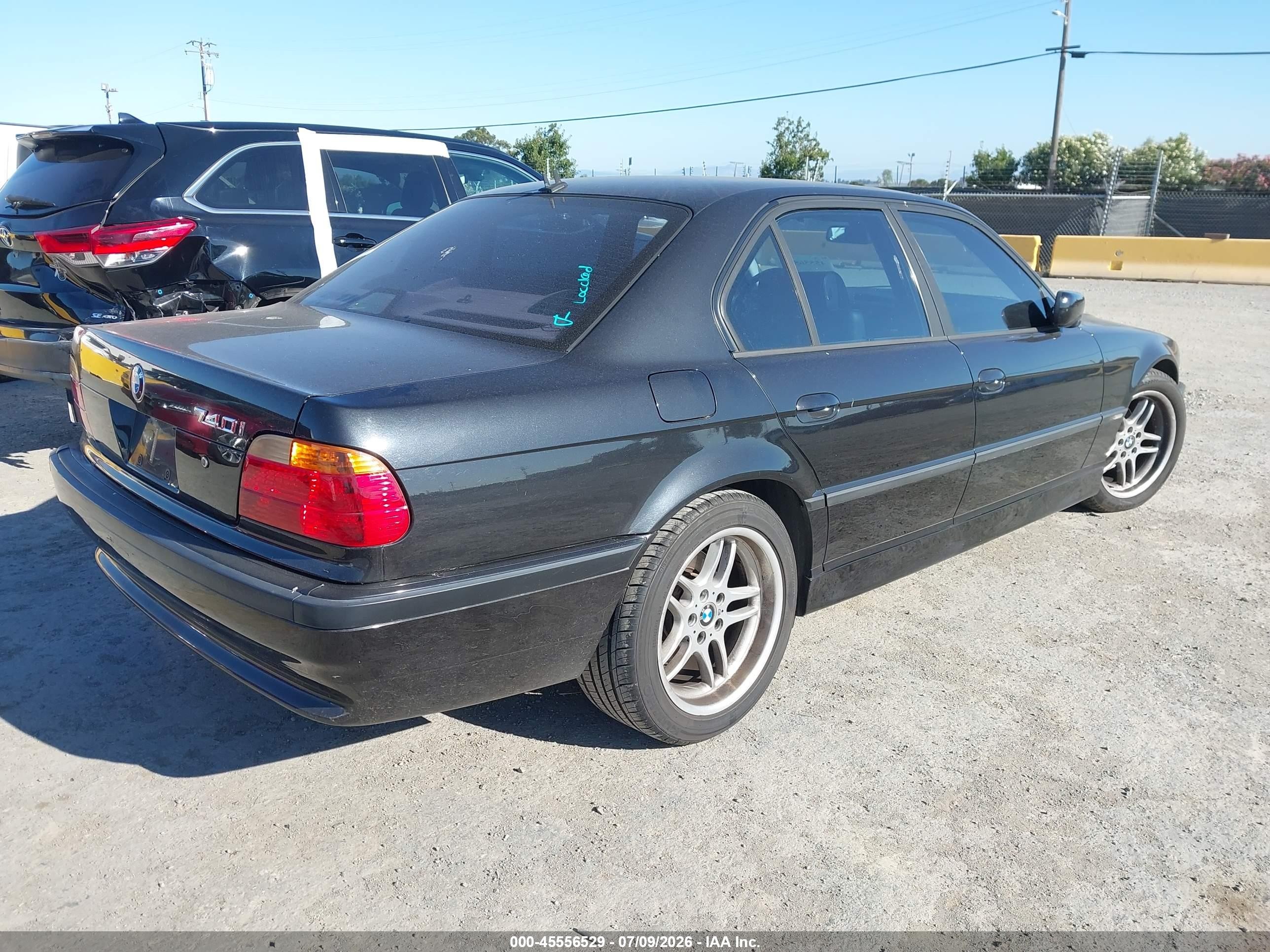2001 Bmw 740ia   Black vin: WBAGG83471DN84640