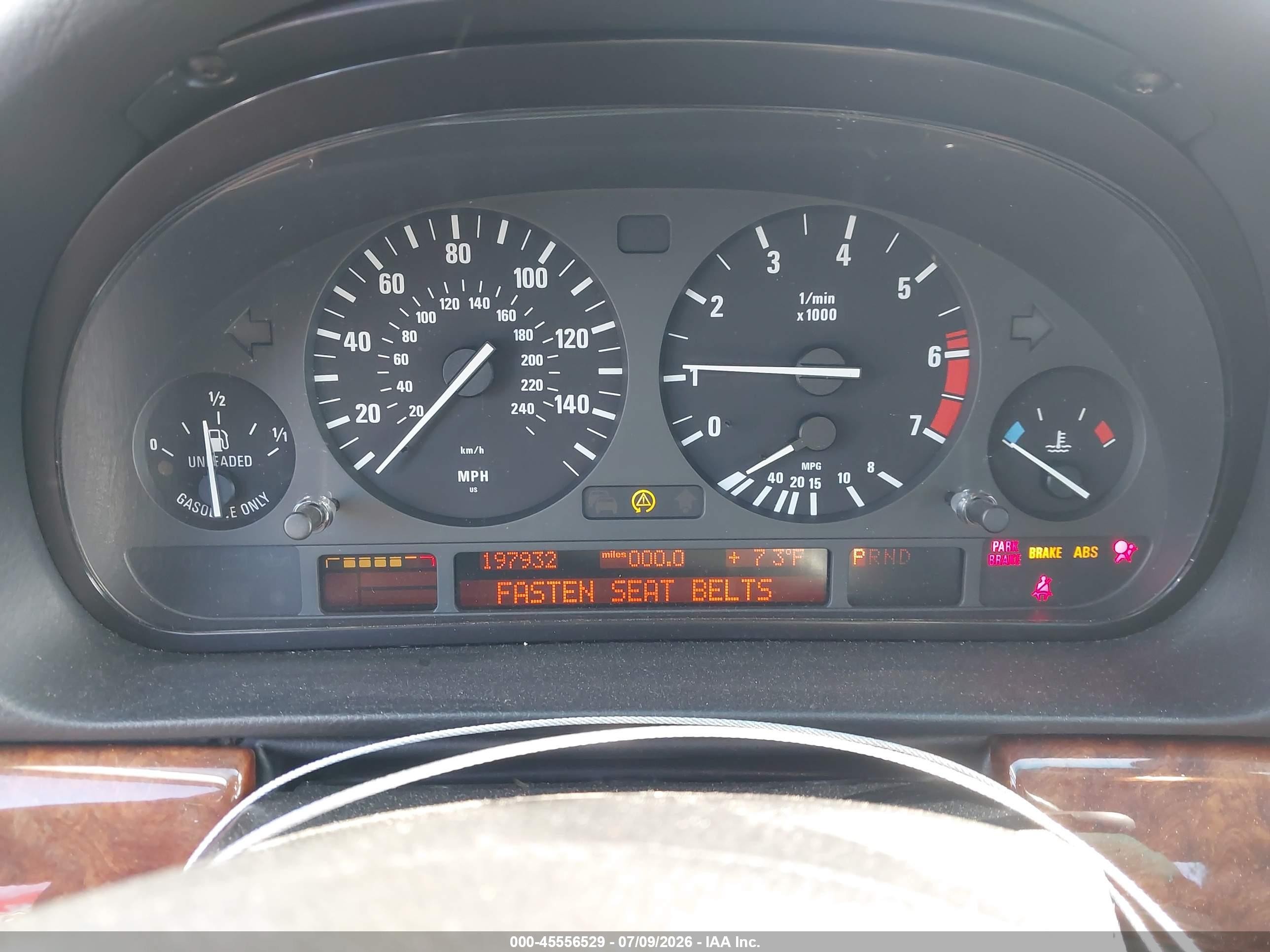 2001 Bmw 740ia   Black vin: WBAGG83471DN84640