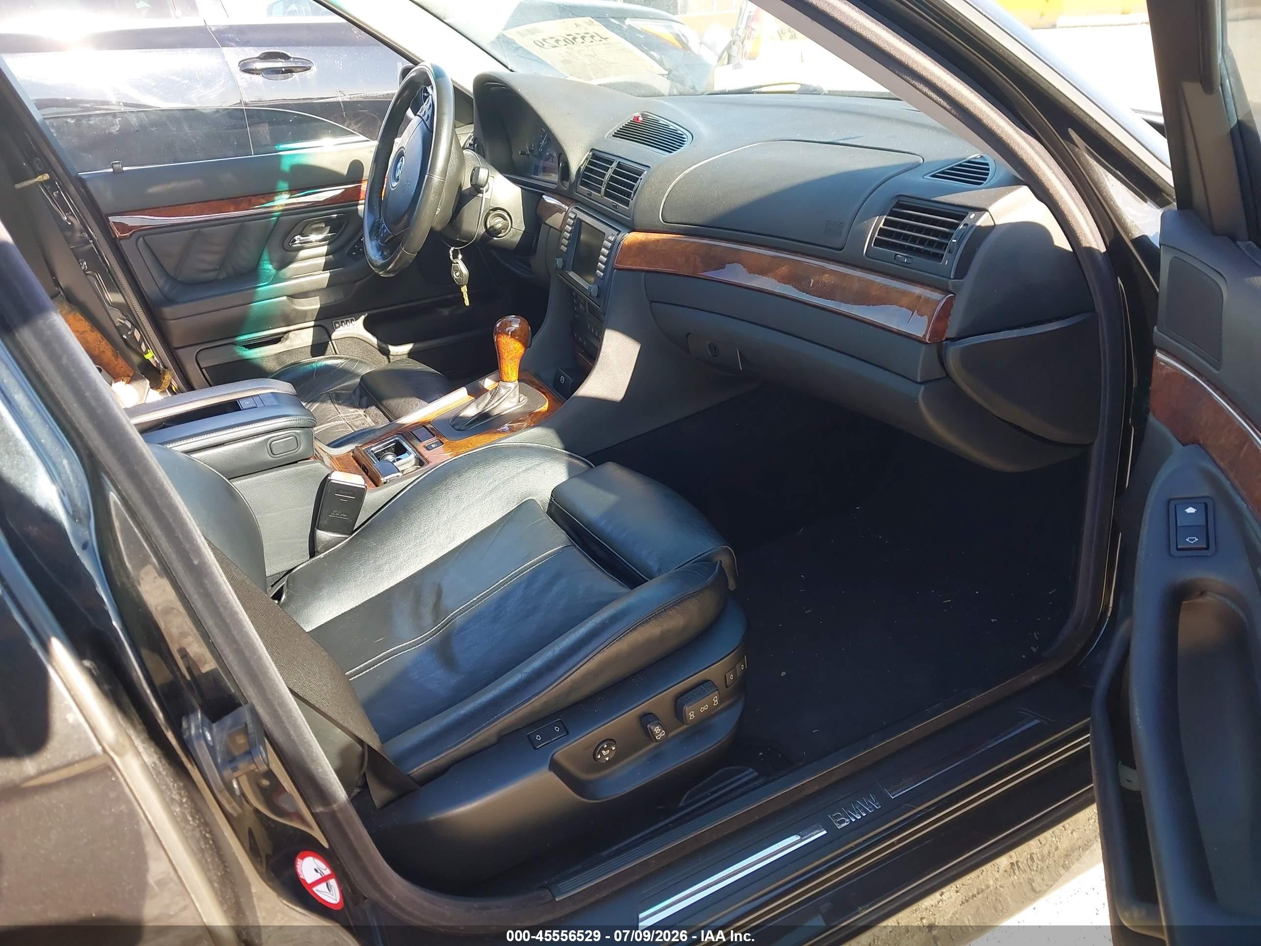 2001 Bmw 740ia   Black vin: WBAGG83471DN84640