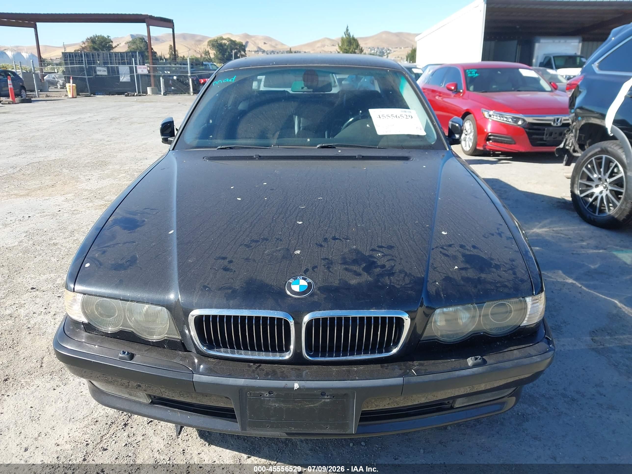2001 Bmw 740ia   Black vin: WBAGG83471DN84640
