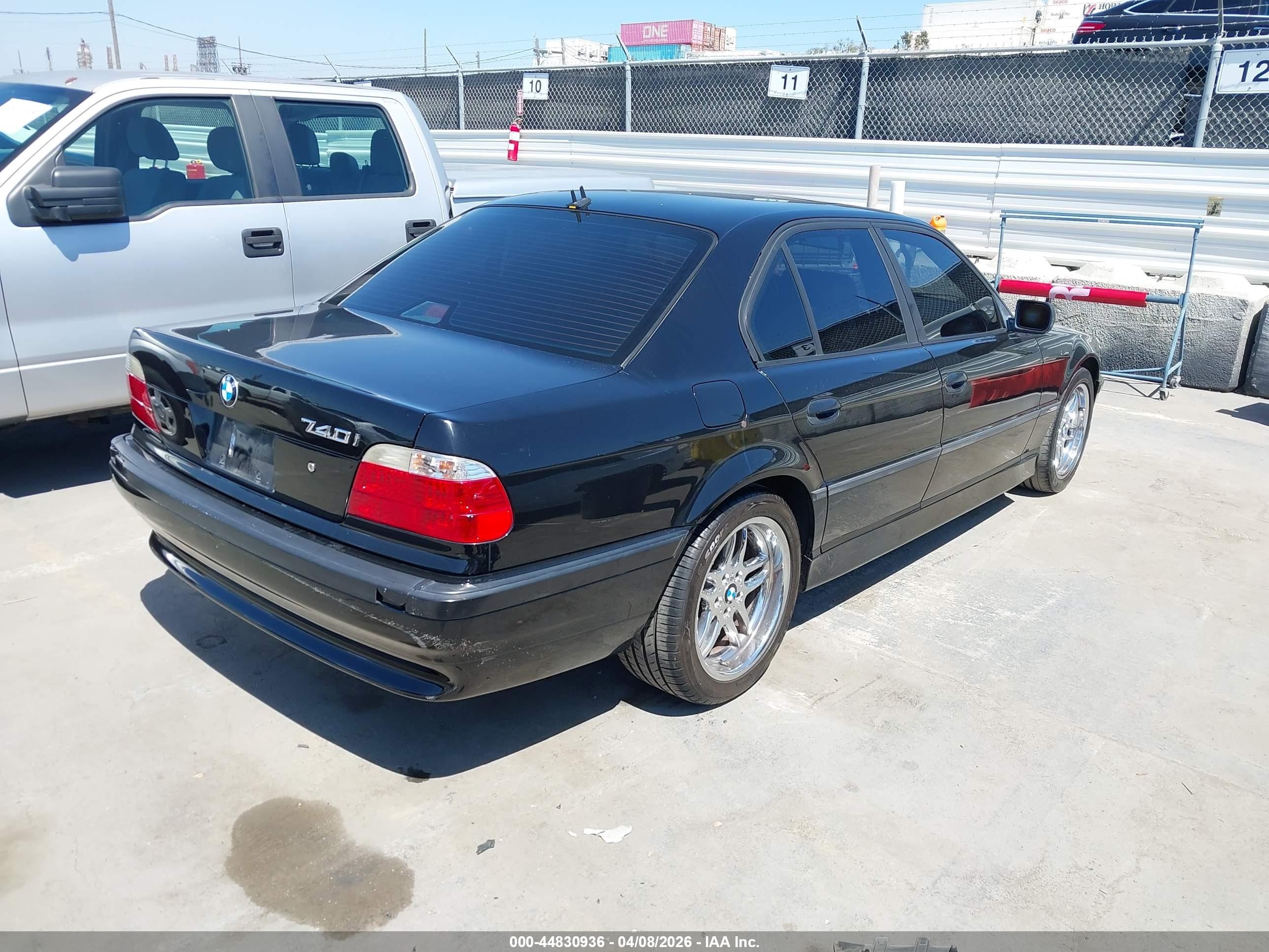 2001 Bmw 740ia   Black vin: WBAGG83471DN87358