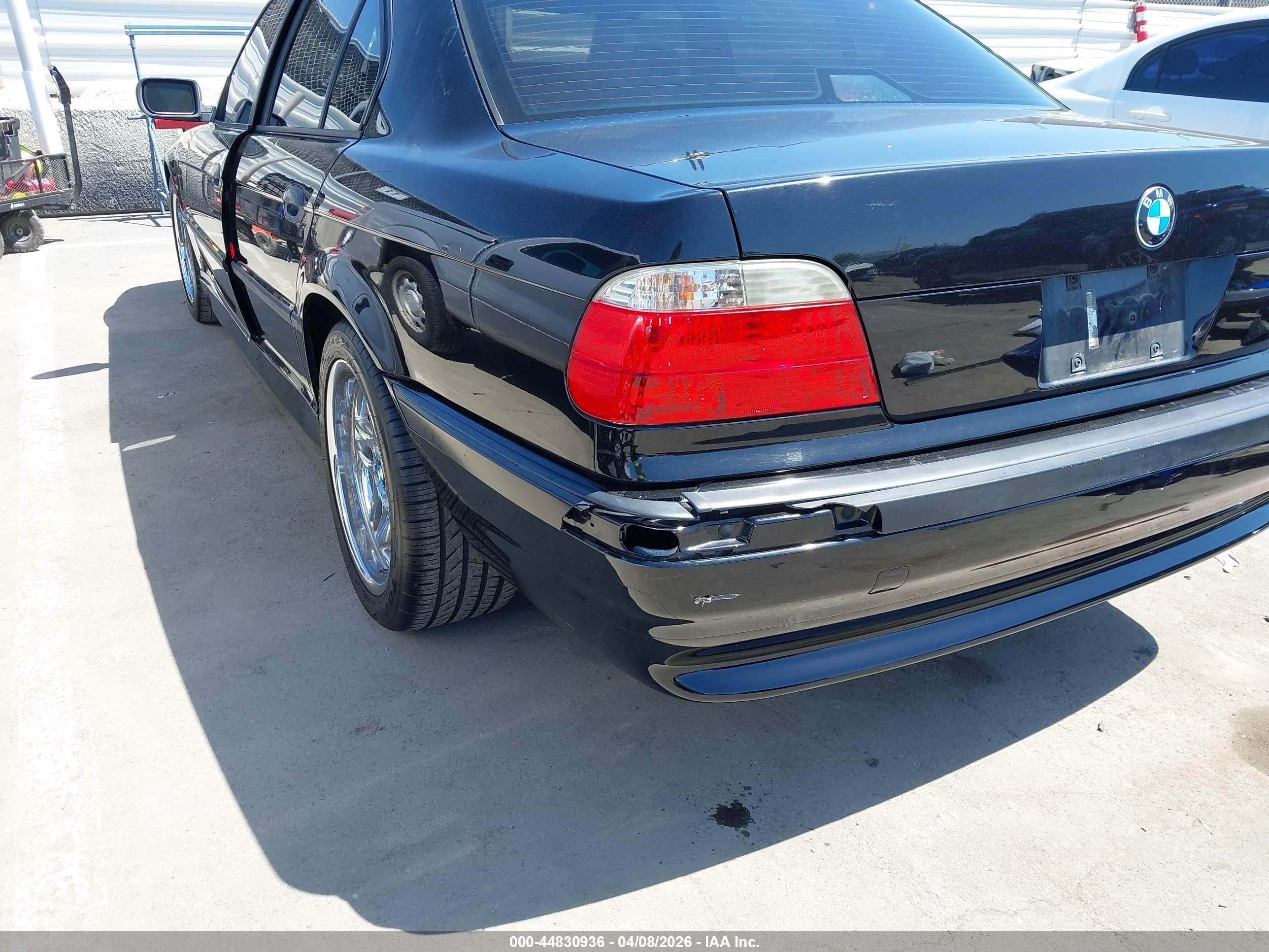 2001 Bmw 740ia   Black vin: WBAGG83471DN87358