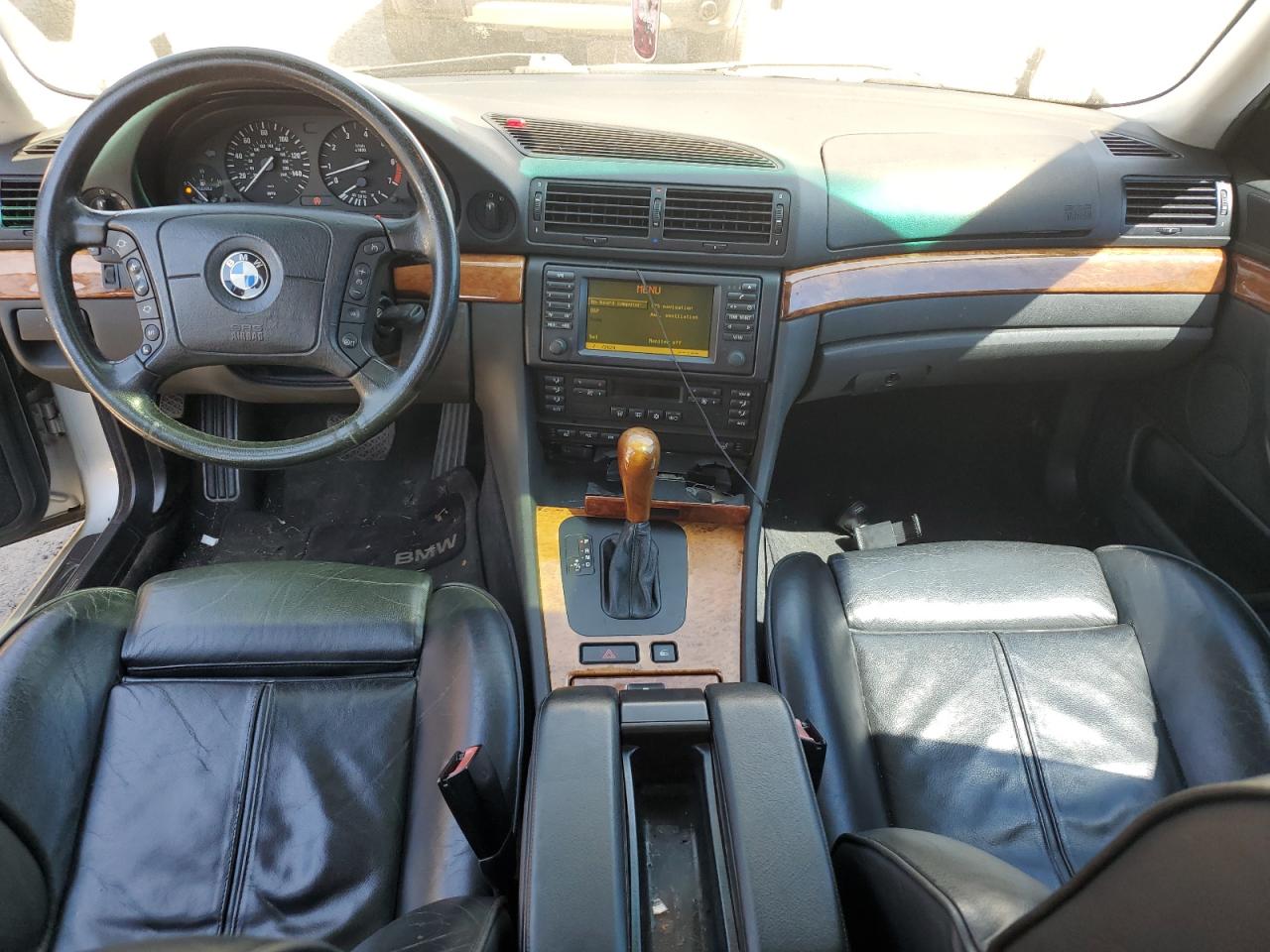 2000 Bmw 740 I Automatic Silver vin: WBAGG8347YDN76788
