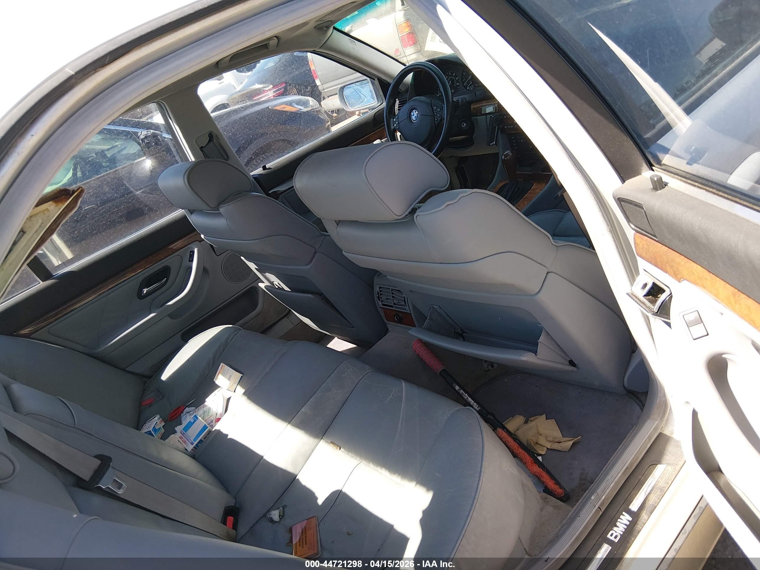 2000 Bmw 740ia   Gray vin: WBAGG8347YDN80081