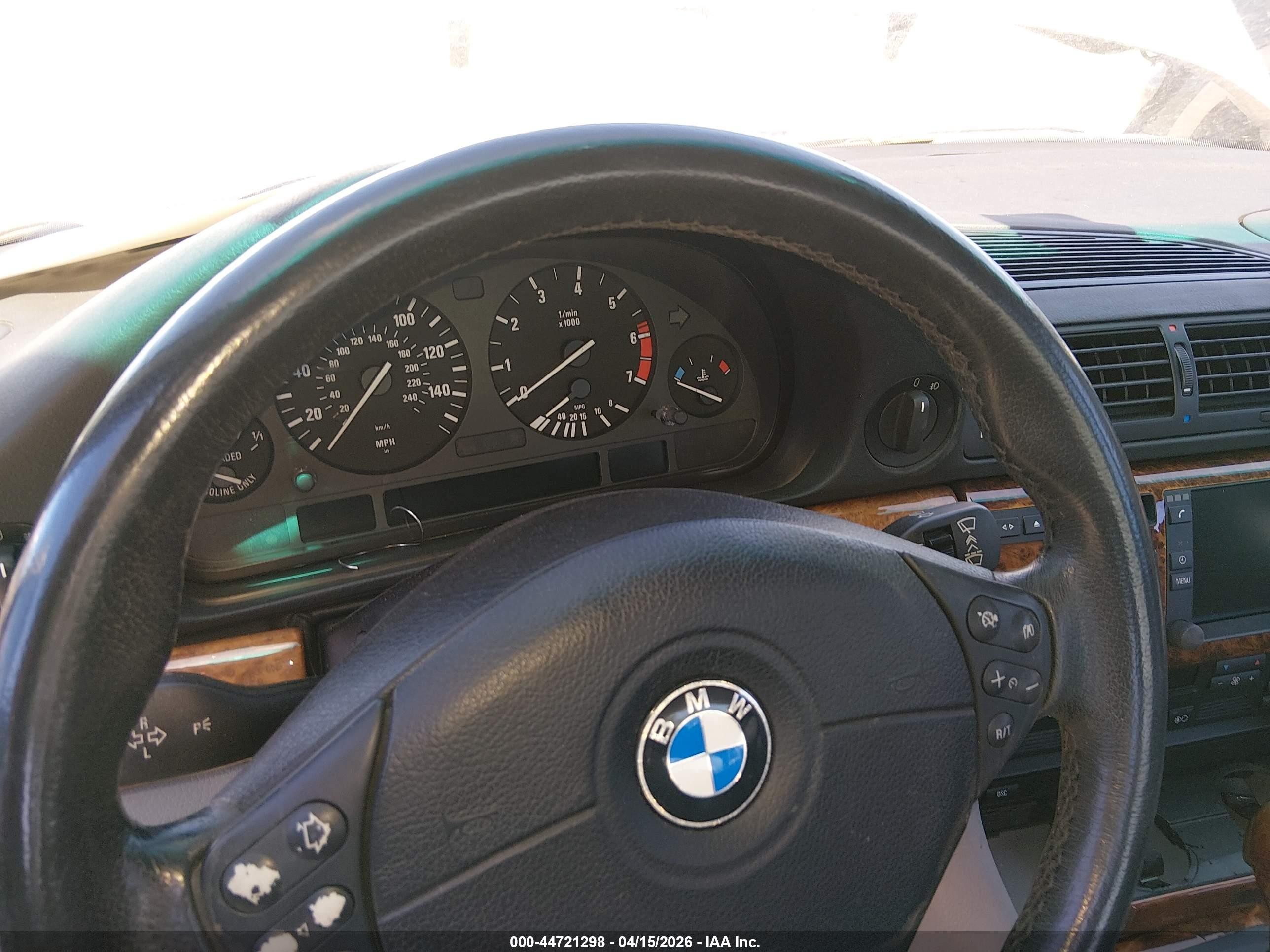 2000 Bmw 740ia   Gray vin: WBAGG8347YDN80081