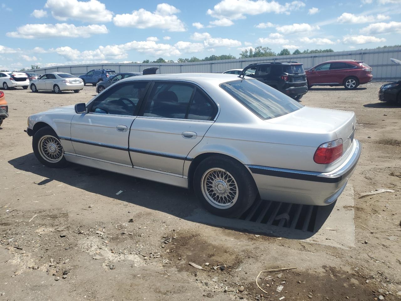 2001 Bmw 740 I Automatic Silver vin: WBAGG83481DN81214