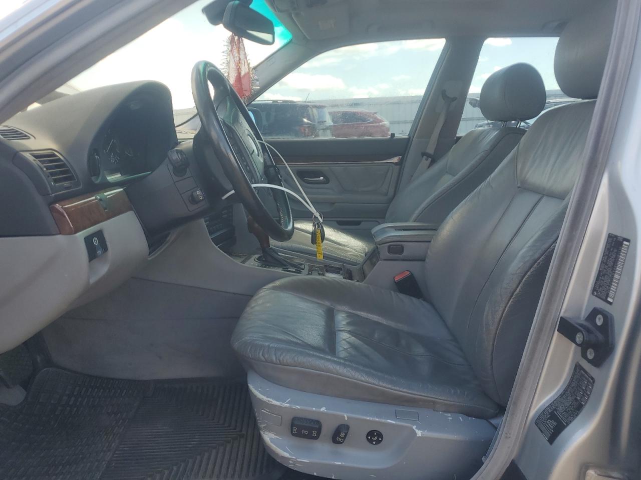 2001 Bmw 740 I Automatic Silver vin: WBAGG83481DN81214